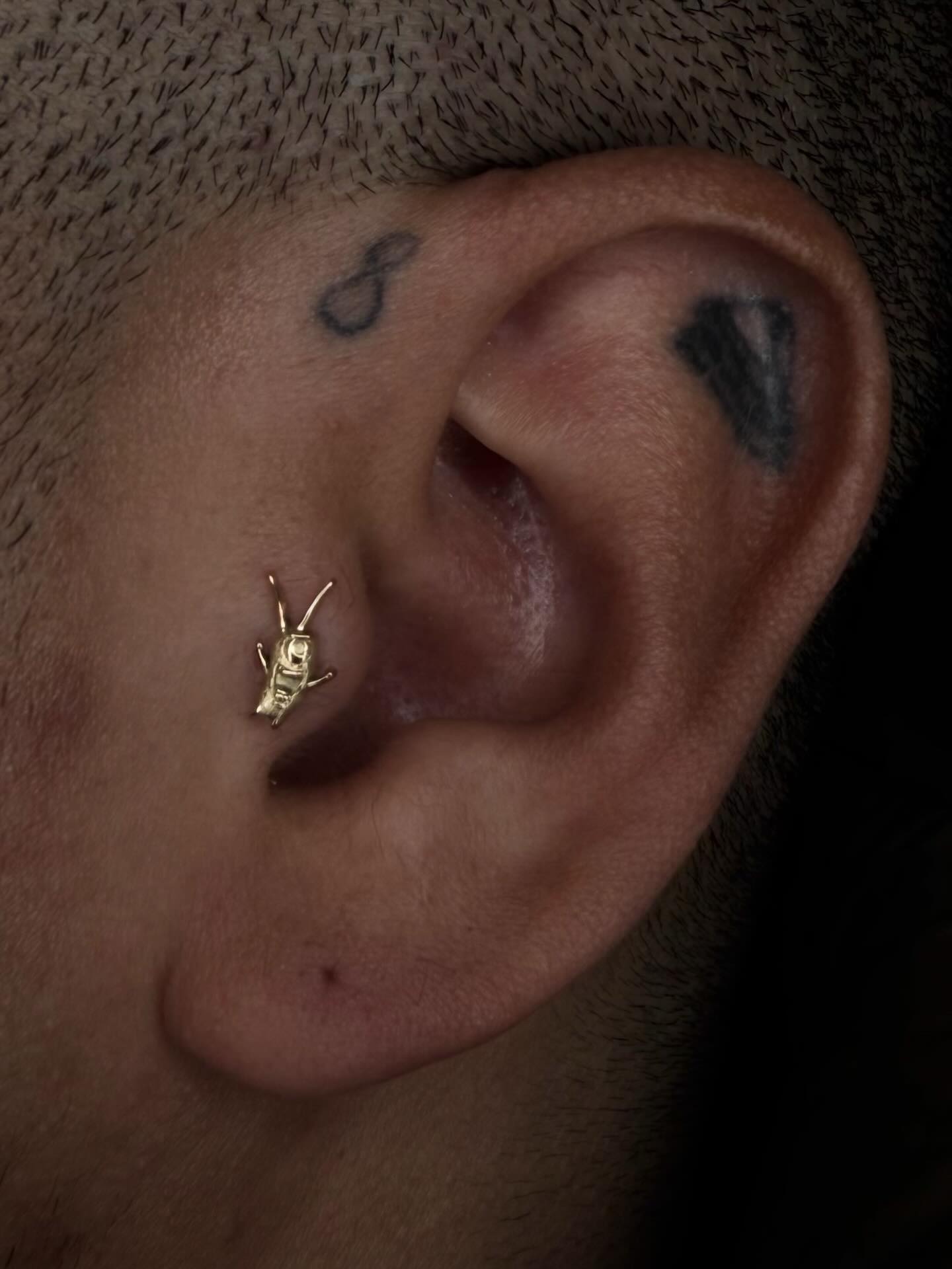 “F is for fire that burns down the whole town!” — Plankton, September 18, 1999.
The secret formula is Fine Jewelry with exceptional service. Oh, and gold!
Fresh Tragus Piercing by @piercingbyroy ✨
#StayTrueBodyPiercing #SpongeBob #Plankton #SecretCrabbyPattyFormula