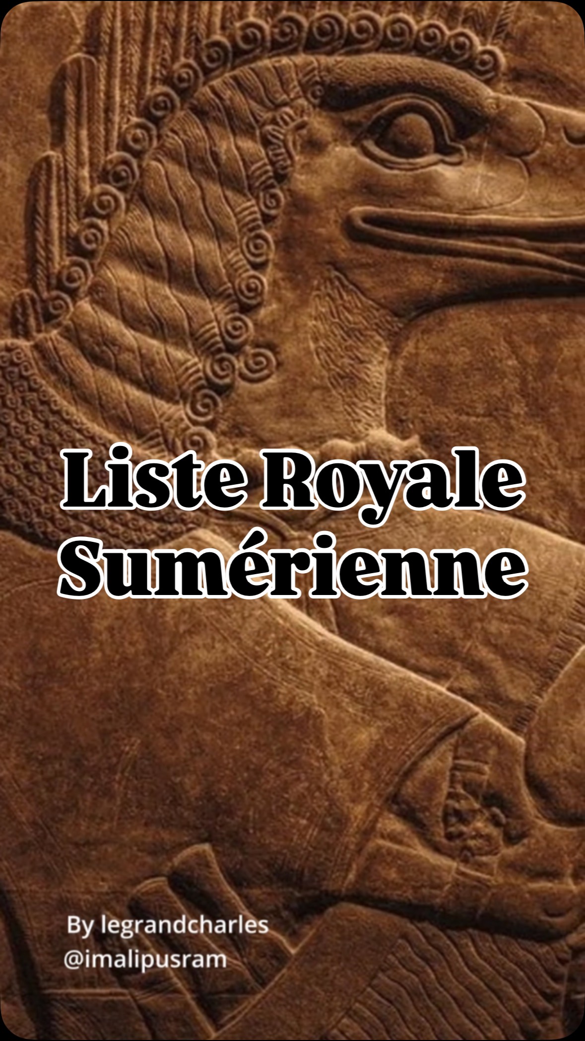 📜 La Liste Royale Sumérienne : des rois d’avant le Déluge ?
🔥 Abonne-toi, chaque jour je dévoile des vérités cachées ! 🌌
Les Anunnaki, ces dieux venus du ciel, auraient transmis la royauté aux humains, marquant le début de l’histoire terrestre !
Eridu, la « maison loin de la maison », première cité de notre monde en Irak, aurait vu le règne extraordinaire d’Al-Ulim. Ce roi légendaire aurait dirigé pendant 28 800 ans, une ère inimaginable ! 🚀
🔮 Selon la mythologie, chaque « char » représente 3600 ans, soit un cycle de Nibiru, la planète énigmatique que les Anunnaki nomment chez eux.
Vérités antiques ou légendes oubliées ? Zizoudra, ancêtre de Noé, ferme la liste avant la grande inondation... Et si Adam, le premier de la Bible, était aussi le premier de notre monde ?
🔻 Rejoins @imalipusram maintenant pour explorer ces mystères ancestraux.
#ListeRoyaleSumérienne #Anunnaki #imalipusram #Déluge #Eridu Nibiru