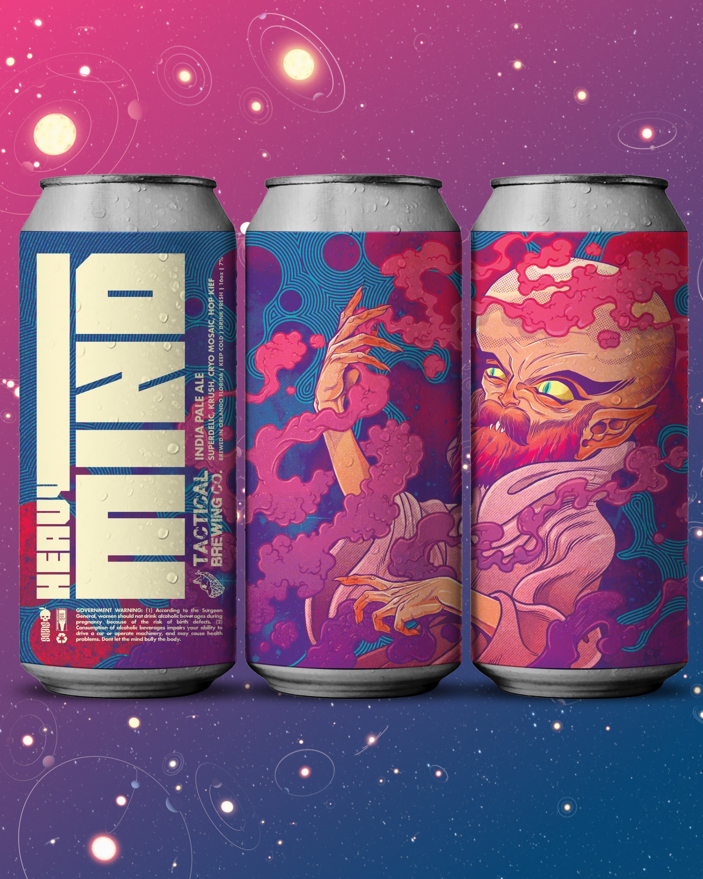HEAVY MIND 🧠
India Pale Ale with Superdelic, Krush, Cryo Mosaic, and Hop Kief. This is an American IPA meets West Coast IPA. Not too bitter and not too malt-forward with an intense tropical, danky bouquet. We really enjoy this one. Available in cans and on tap Friday!
👇THIS WEEK👇
Thursday: Run Club at 6 (lake loop at 6:30). $1 off beers for runners all night. Dinner by @thepasskitchen 5–9
Friday: New IPA can release and dinner by @thetastycrepes 5:30–9
#ipa #craftbeer #orlando #florida #beer