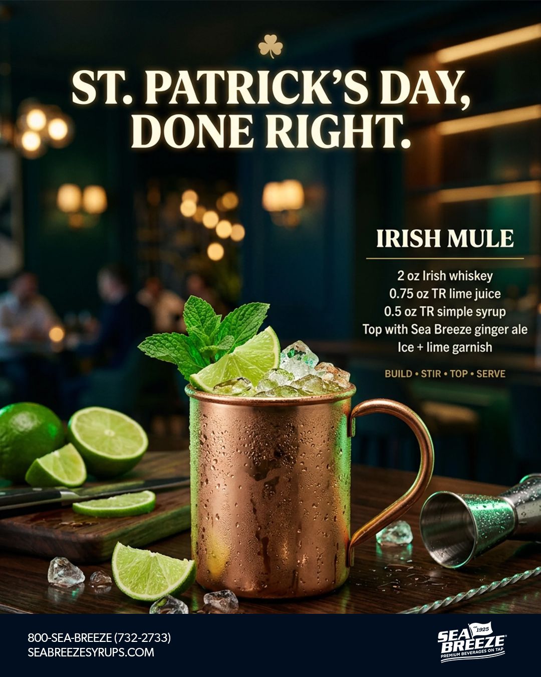 This one just hits right. šš„
Cold, crisp, little kick at the endā¦
you going with this or a beer tonight? š
š¹ Irish Mule.
#StPatricksDay #IrishMule #Cheers #HappyHour #DrinkBetter #BarLife