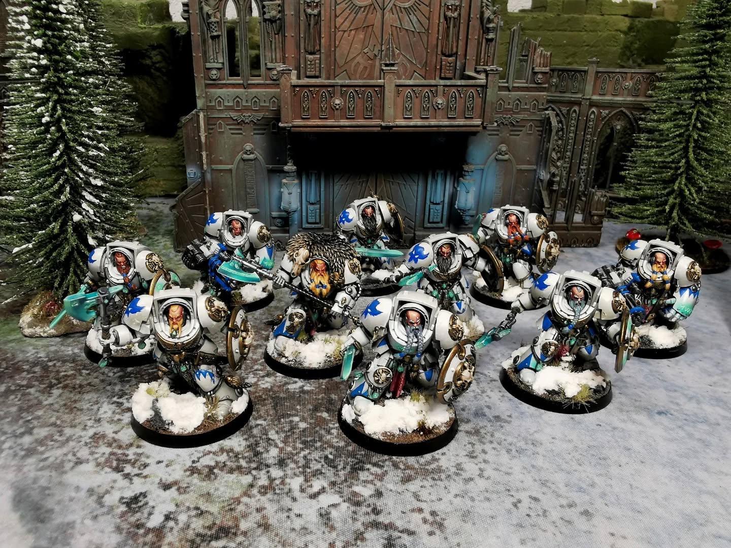 Wolf Guard Space Wolves
Army painting Comission
Table top Confirmé
#warhammercommunity #spacewolves #spacewolves40k #warhammer40k #miniaturepainting