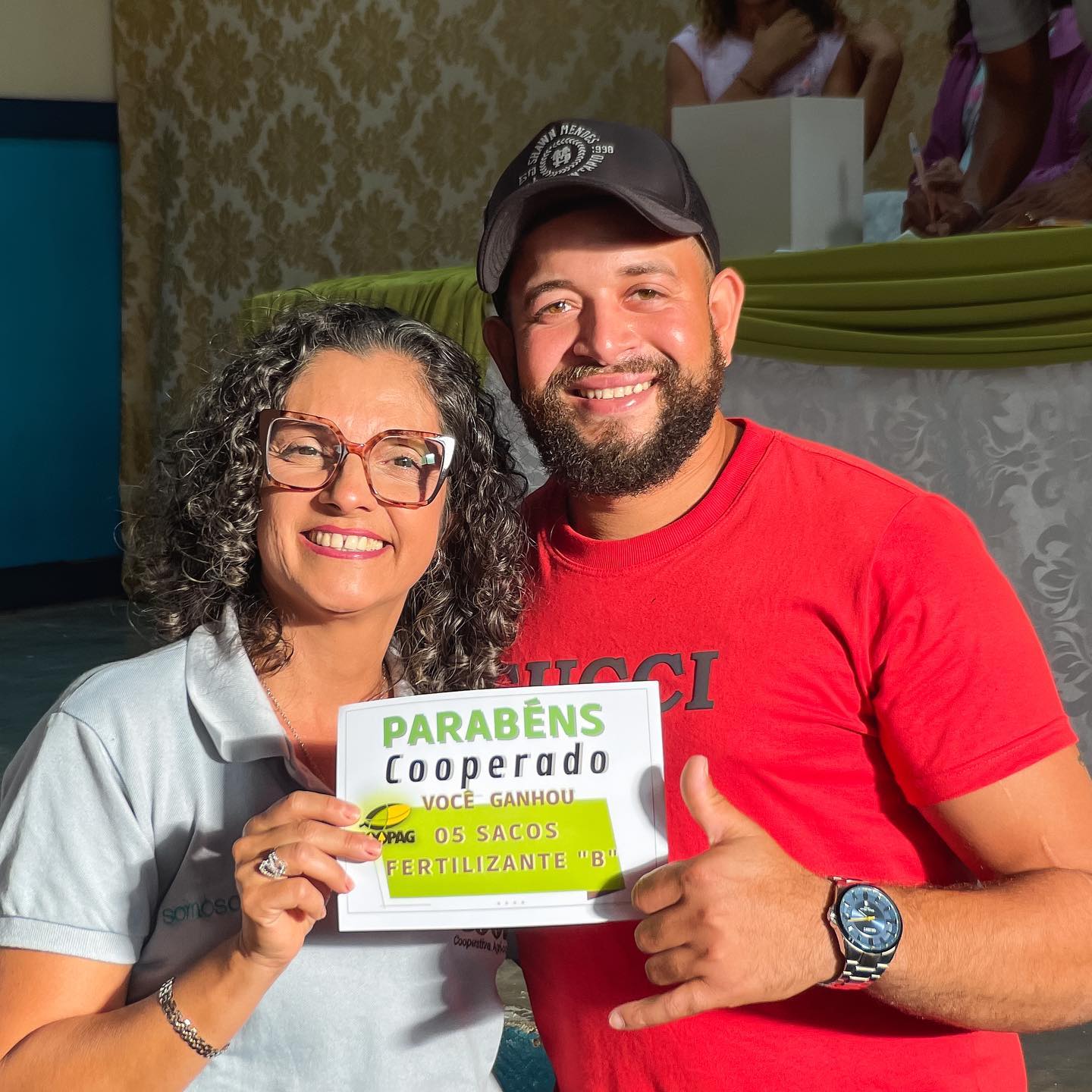 Alguns ganhadores do nosso sorteio realizado em nossa Assembleia ! Parabéns aos ganhadores