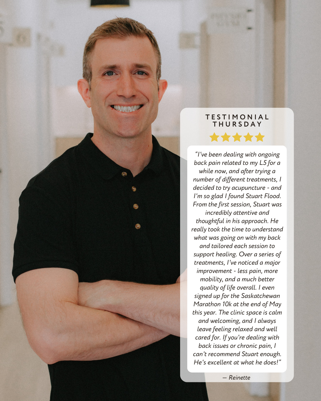 ⭐️ Testimonial Thursday Alert! ⭐️
We want to say thank you to our amazing patients for sharing their stories and experience with our providers at Stonebridge Chiropractic. Your journey is our journey, and we are in this together! 🤩✨
Share your own wellness journey in the comments below. Lets motivate each other to reach our goals! ⤵️