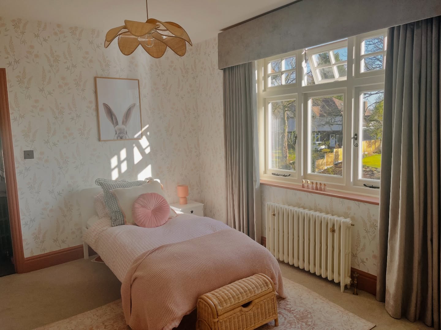 Clients After Shots ✨ Girls Bedroom
We love it SO much when our clients send us their kids rooms once they’ve completed them…
… whether they complete the full design or not, we still love to see the transformation 🙌🏼💖
Swipe to see the design page at the end!
A gorgeous transformation & a clear image to show just how amazing wallpaper is on every wall - never be afraid of doing this, even with busy patterns. It will make any room feel cohesive & bigger 😍🌸
And play around with paint, we absolutely love a bold colour on the skirting, door frames & woodwork.
Swipe to see the before!