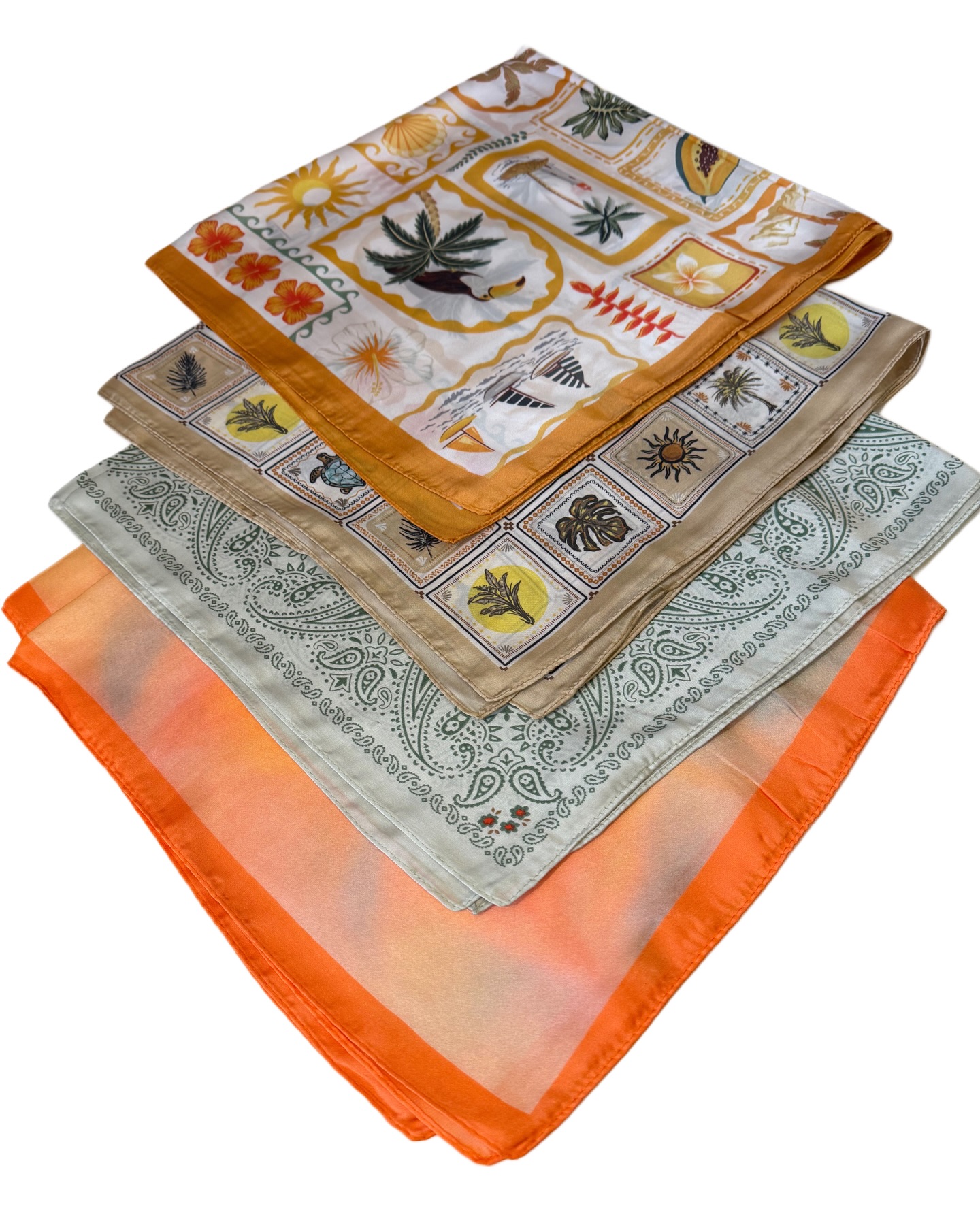 ✨ NEW IN ✨ De leukste zomersjaaltjes zijn binnen 🤍
Perfect om op verschillende manieren te knopen; om je nek, in je haar of aan je tas 🎀
De finishing touch voor elke outfit 🧡