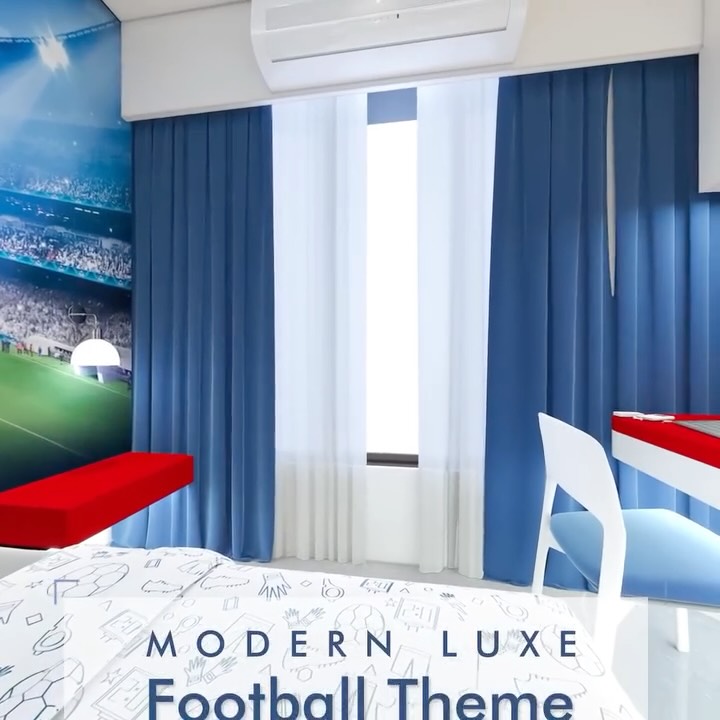 Score goals every night in this ultimate fan-cave! ⚽️🥅
We took "bringing the game home" literally for this latest Dzyine Interiors project. From the stadium-inspired lighting to the turf-textured accents, this bedroom is designed for a future MVP to dream big and play hard.
Why we love this space:
Custom Goal-Post Headboard: For that match-day feeling 24/7.
Smart Storage: Plenty of room for jerseys, boots, and trophies.
Interactive Zone: Because a bedroom should be a place to play, not just sleep.
At Dzyine Interiors, we don’t just design rooms; we build arenas for your kids' passions to thrive.
Is your little one obsessed with a sport or hobby?
DM us to start drafting the perfect design for their space! 🏆✨
#DzyineInteriors #KidsBedroom #InteriorDesign #FootballLover #KidsRoomInspo #StadiumVibes #HomeDecor #GoalSetting #custominteriors