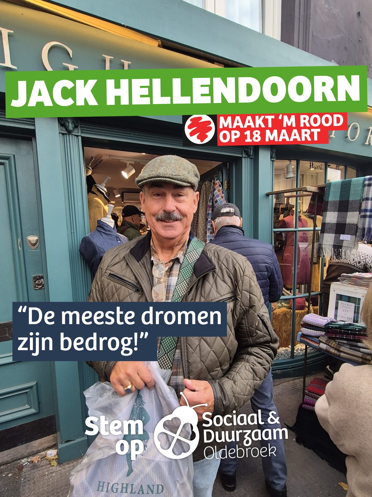 Jack Hellendoorn maakt 'm rood morgen! 💚