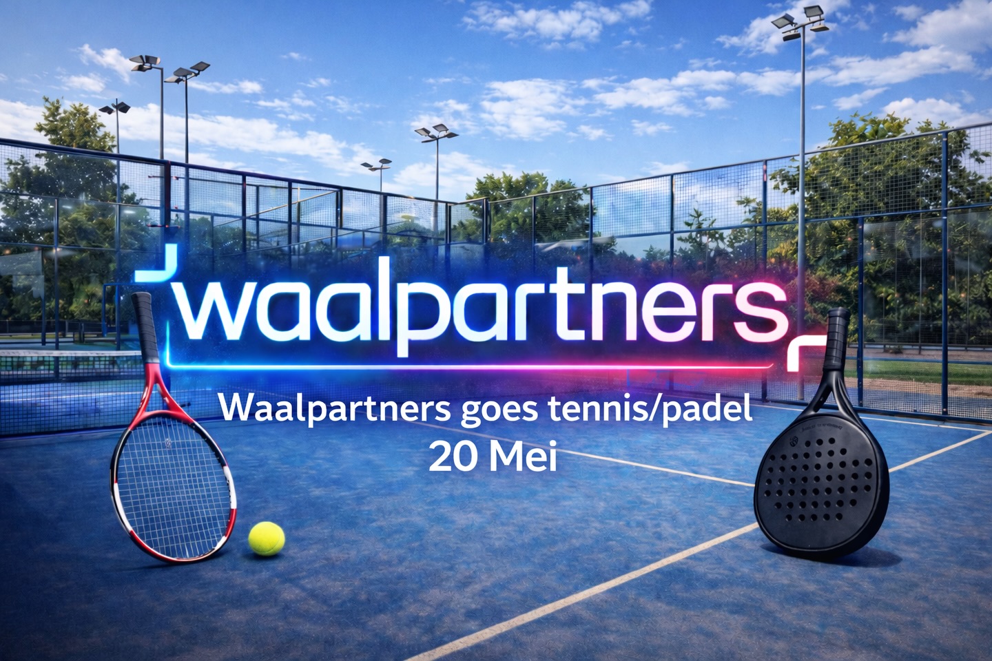🎾 @waalpartners op bezoek bij @ltc_sgravenzande ! 🎾
Op 20 mei mogen wij bij LTC ’s-Gravenzande een enthousiaste groep van Waalpartners ontvangen voor een sportieve middag. 💪
Waalpartners is een civieltechnisch ingenieursbureau uit Naaldwijk dat al jarenlang werkt aan projecten in infrastructuur, gebiedsontwikkeling en openbare ruimte. Met een team van specialisten begeleiden zij projecten van planvorming tot realisatie. 
Wij van Padel2Move gaan iedereen wegwijs maken in de wereld van padel. Of je nu voor het eerst een racket vasthoudt of al wat ervaring hebt: plezier, energie en samen sporten staan centraal! 🔥
Naast de padelbanen zullen ook de tennisbanen gebruikt worden, zodat iedereen lekker in beweging komt. Een mooie combinatie van twee racketsporten op één middag! 🎾
We kijken ernaar uit om er samen met Waalpartners een sportieve en gezellige dag van te maken op het park.
Your Game, Your Move.
#Padel2Move #Waalpartners #Padel #Tennis #LTCsGravenzande TeamEvent YourGameYourMove