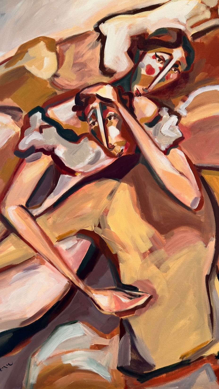 ‘Mia and Angelo’ 🤍 for my show starting tomorrow
They are 100 x 80 cm
Constance Anne 2026
.
#artist #painting #interiors