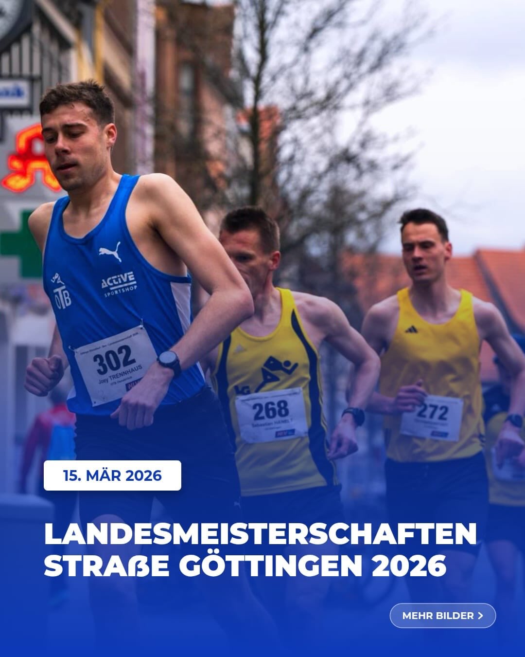 Starker Auftritt bei der Landesmeisterschaft 5km Straße.
@joey_trennhaus zeigte bei den Landesmeisterschaften in Göttingen eine super Leistung. Mit 16:02min und einer bärenstarken PB kann unser @otb_osnabrueck Athlet sehr zufrieden sein.
Wir gratulieren dir, Joey!
📸 @larsvandijk90
#landesmeisterschaft #göttingen #pb #weiterso #trainingzahltsichaus
@noz_de @sport_lich_unterwegs @otb_osnabrueck @stadtosnabrueck @stadtsportbund_osnabruck @activesportshoposnabrueck @katharina.poetter dabehrens @nlv_online @dlv_online @benmoellers @pumarunning @diedreischokojungs @laufteam_niedersachsen