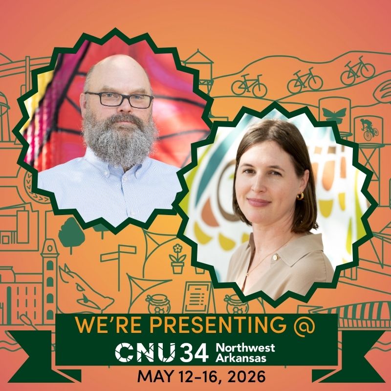 The Congress for the New Urbanism, CNU, is hosting the 34 annual Congress in Northwest Arkansas this May, delivering a truly multi-location event that offers nearly 100 sessions, tours, workshops and an unparalleled opportunity to explore the fastest-growing region in the country. Ever wondered how to accomodate growth without losing what makes your city special in the first place? Come to CNU34 and learn side-by-side at the only multidisciplinary gathering of urbanists and placemakers.
Eric Kronberg and Elizabeth Ward Williams, alongside Alli Thurmond Quinlan of @rangeworks.co will be leading "Incremental Development: Training, Codes, Coalition" on May 14th from 2:30-3:30pm CST.
That same day, Eric Kronberg, Alli Thurmond Quinlan, and Christina Carlson of @unionstudioarch will be leading "Streamlining Housing Development with Pre-Approved Plans" from 4-5pm CST.
Looking forward to seeing you there!
@cnu_newurbanism #CNU34
