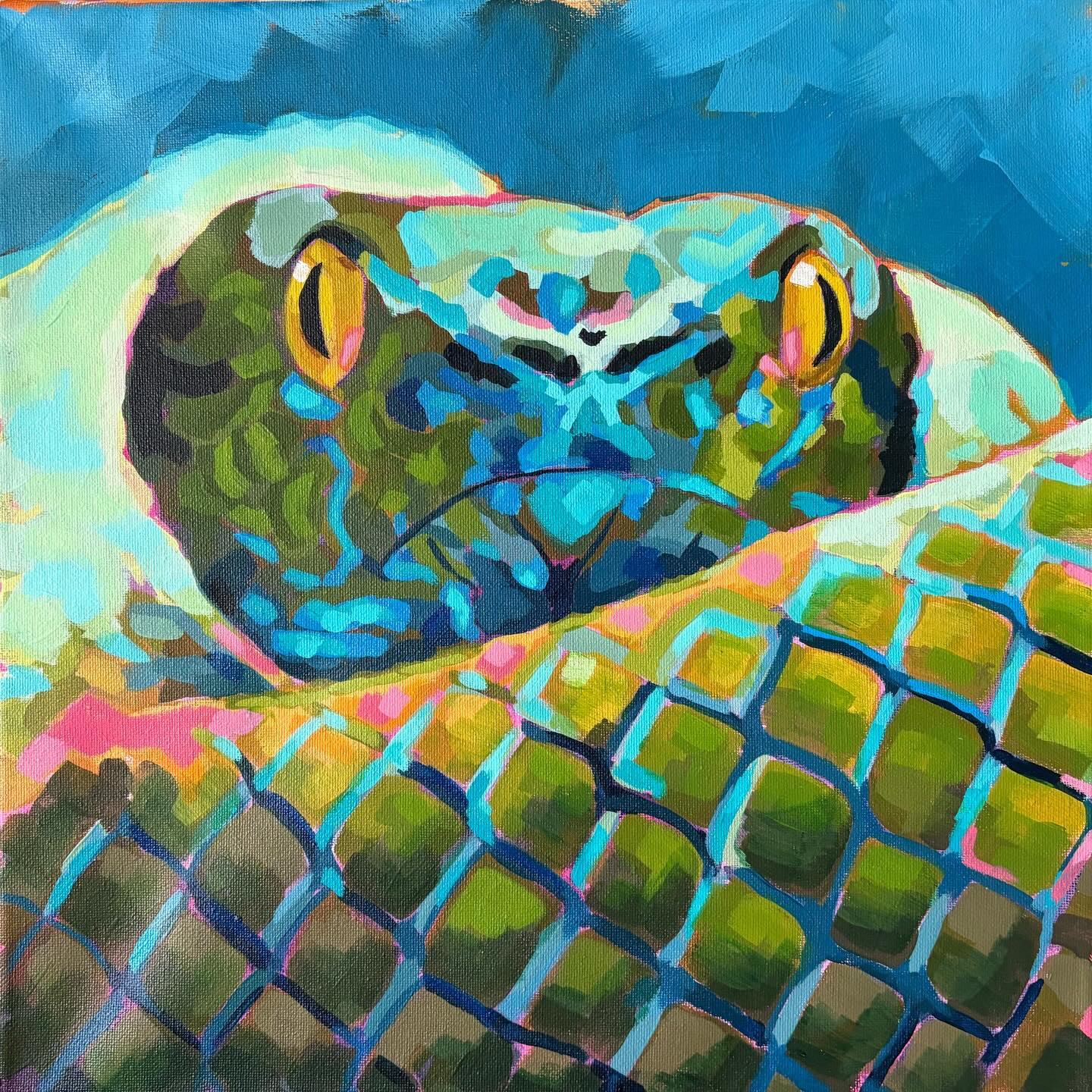 A quiet curve, warming in the returning sun 🐍
Snakes always feel like renewal to me—shedding, starting over, moving forward in a different way.
A slightly unexpected piece for spring… but it fits.
Available—DM me for details 🌱
@ali_kay_studio @baobrampton @visualartsbrampton @visualartsmississauga
#artonmillstreet #snakeart #renewal #springtheme #acrylicpainting canadianartist bramptonartist naturecycle symbolicart freshpaint artforsale