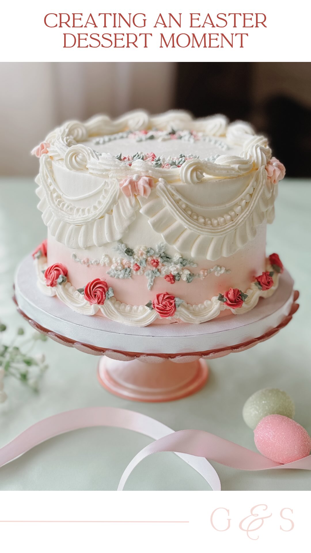 An Easter dessert bar isn’t just about adding more ✨ It shifts the atmosphere. It invites people to linger. It turns something expected into something immersive!