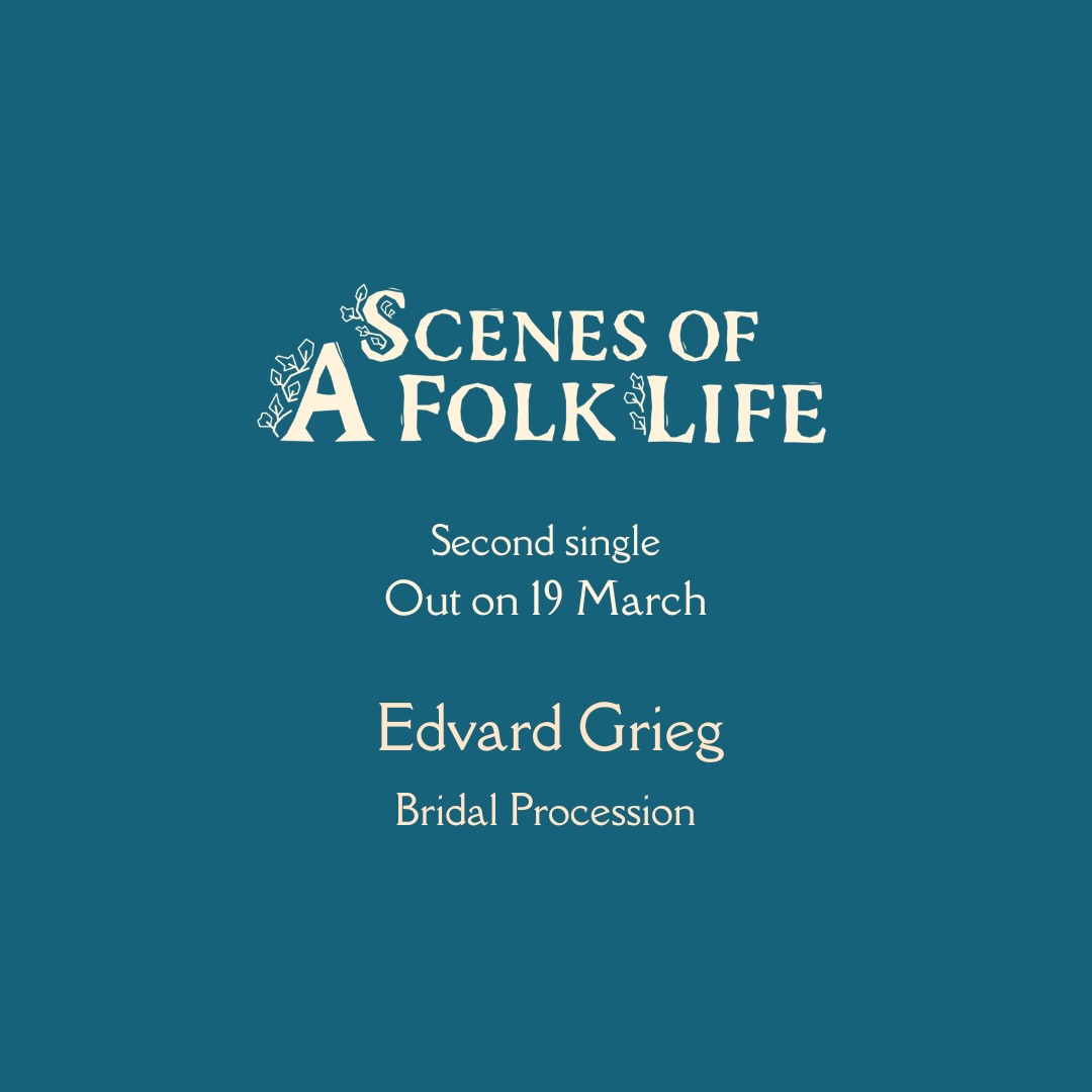 🎧 Second single release!
📅 Out on 19 March
🎧 Pre-save via link in bio
We’re so excited to finally share this with you.
This photo captures a moment from the recording day, all of us in the studio, shaping this music together. 🎻✨
From our upcoming album ‘Scenes of a Folk Life’:
🎻𝗕𝗿𝗶𝗱𝗮𝗹 𝗣𝗿𝗼𝗰𝗲𝘀𝘀𝗶𝗼𝗻
by Edvard Grieg
A slow, solemn journey, a wedding procession approaching from afar. The music grows, breathes, and then disappears again into the distance…
Inspired by Norwegian folk traditions, this piece carries a sense of ritual, simplicity and depth that we truly fell in love with. 🌿
✨ Recorded by string octet, for the first time ever in this formation.
We can’t wait for you to hear it. 💛