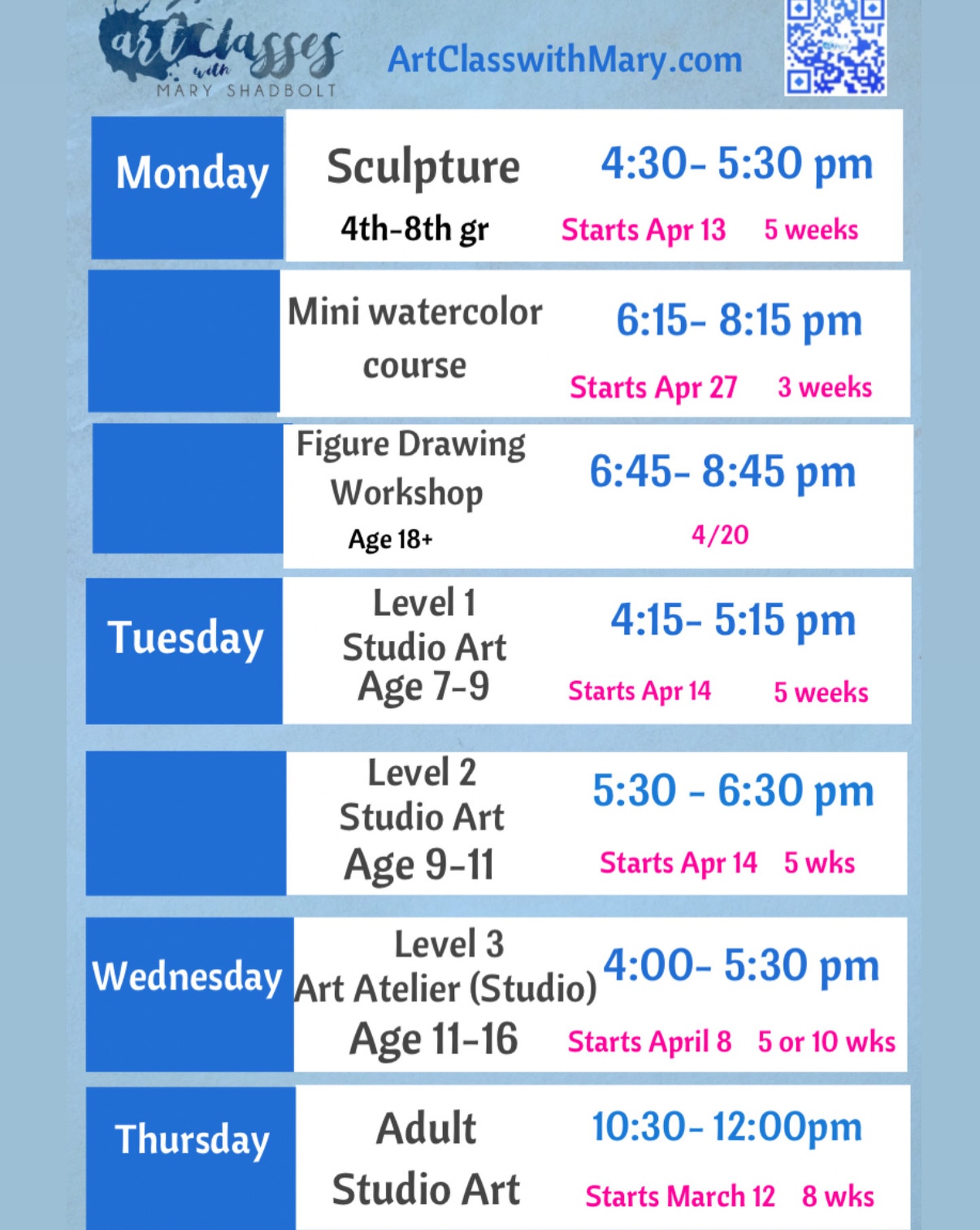 Have a child that would love to dive deeper into an art class? A tween/teen looking for a safe space to learn and explore art with different media? Or looking for a class for yourself? There’s a wonderful art community waiting for you! Classes taught by award winning k-12 state certified art educator & BFA artist. Details at ArtClasswithMary.com
Denville,NJ
#arteducation #artschoolnj njart artclassesnj middleschoolart artmattersnj drawingclasses drawingclassnj morriscountynj womanowned morriscountyartists morriscountyart denvilleart morrisarts supportsmallbusiness @dwtndenville @denvillecitylifestyle @njartassociation womanowned