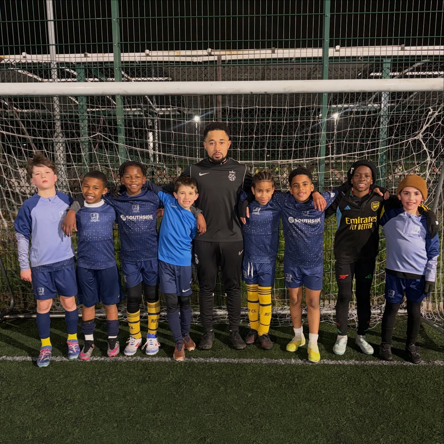 Talent ID group putting in the work with Coach Owen!⚽️💪@om.coach_ Keep pushing boys! 🔥 #football #footballtraining #talentid #afcl