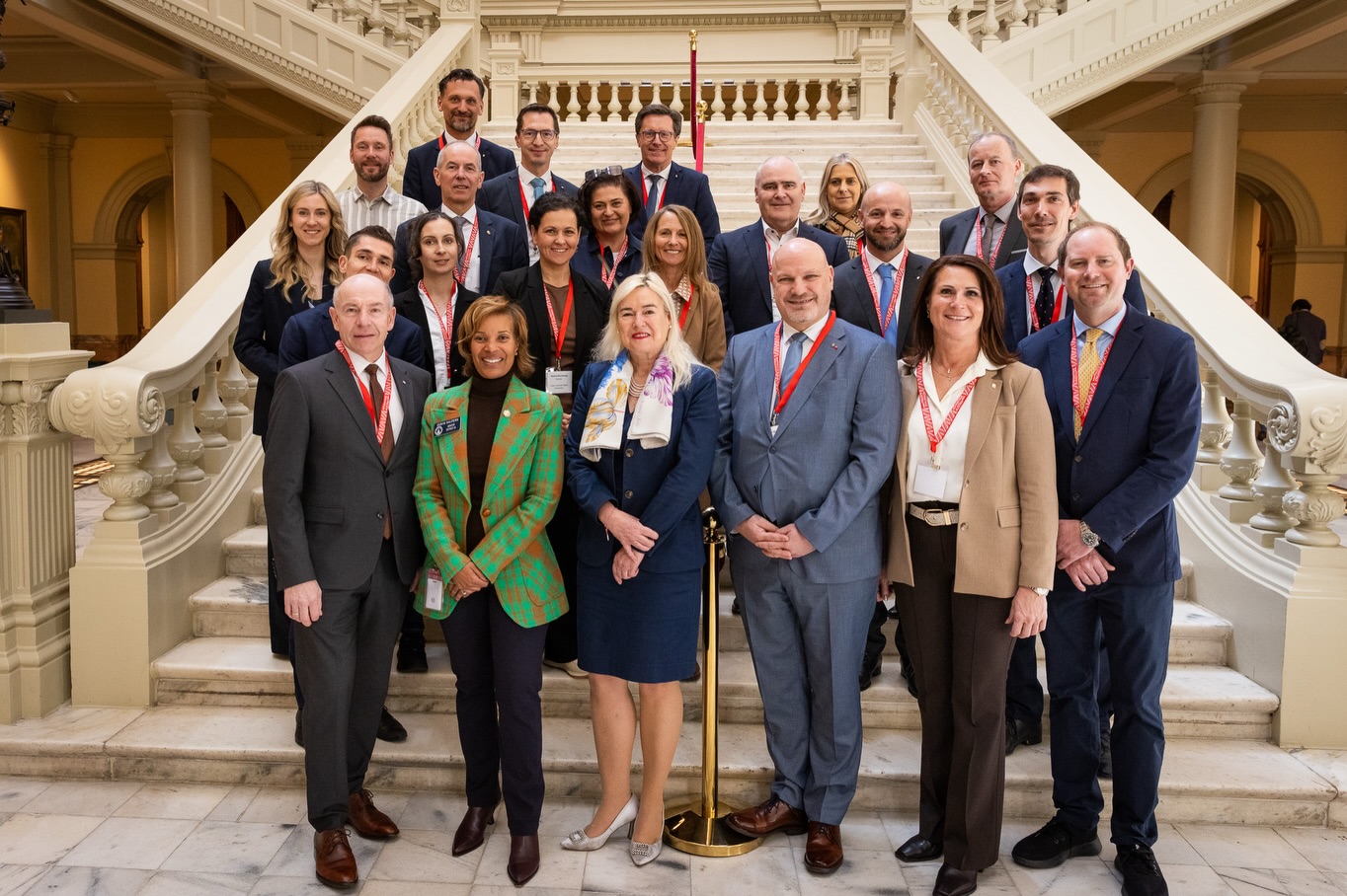 Global conversations, local impact 🌍
I had the pleasure of welcoming the Upper Austrian Parliamentary Delegation to the Georgia State Capitol recently. It was a meaningful opportunity to share insights on the relationship between federal and state government, our legislative session, and key budget priorities.
These exchanges strengthen collaboration and help us learn from one another as we work toward progress that reaches beyond borders..
#SonyaOnYourSide #Sonya4Ga #SonyaSays