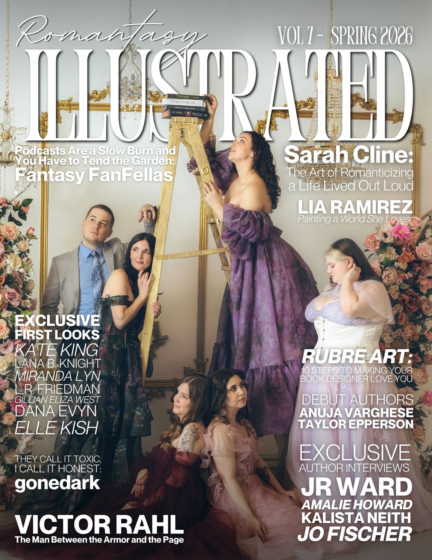 24 HOURS and Volume 7 Velvet Light and Hidden Blades: As the Petals of the Season Awaken Us is out
This Volume more Exclusive First Looks than EVER BEFORE and it jam packed with content @gillianeliza @katekingauthor @lanabknight @authormirandalyn @ellekishauthor @danaevyn @lrfriedmanauthor
Authors: @jrwardauthor @kalistaneith @jofischerbooks @amaliehoward are all featured interviews
Celebrating Debut Authors @anuja_v and @bytaylorepperson
Musician @whosgonedark YOU will get to see a lot coming with in Volume 7 & 8 and we get to see again this Saturday on tour with @rudywademusic @jaybenz_official
Influencers @tallglassofcline and @victorrahl as well as finding Victor as our back cover model
And we can’t forget our podcast friends @fantasyfanfellas @haydenandsons and @theofficialstevenwalker are always a blast to chat with
And this Volume features interviews with the extremely talented @liaramirezillustration and @rubre.art Artists
Our incredible models for this shoot: @fantasyfanfellas @haydenandsons @all.theprettypages @visualizethepages @_wasabri @kris_cosplays @adorkablemecosplay
Jewlery: @darlingembers @the_blushingrose @petalpagescreations
Photo: @underhillimagery @bexthephotonerd
#romantasyillustrated #bookstagram #booktok