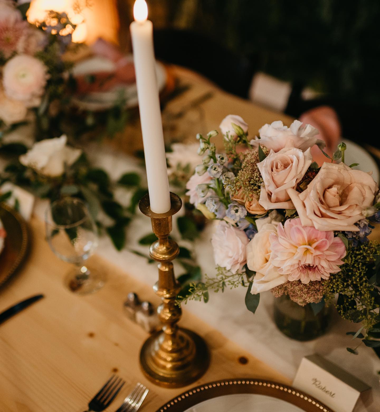 Whimsical, secret garden, Ivy over the dance floor, and at a brewery - what more can you ask for?!