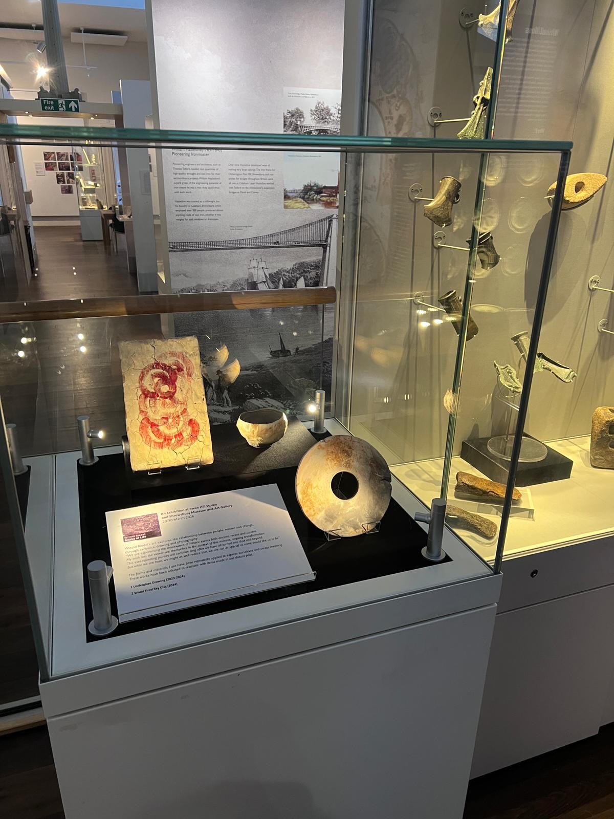 Today Witold Riedel installed three pieces of work in the Shrewsbury Museum & Art Gallery. We are incredibly proud to be a small part of this wonderful artists journey.
“Marks of Life” opens tomorrow at Swan Hill Studios, the exhibition connects to the pieces on display at the museum. Please join us for the Private View at 5-8pm to meet the artist and discover the art.
#shrewsbury #shropshire #museum #artwork #contemporaryart thank you to everyone involved
@witoldriedel
@shrewsburymuseum @originalshrews @swanhillstudios @looking_atthings