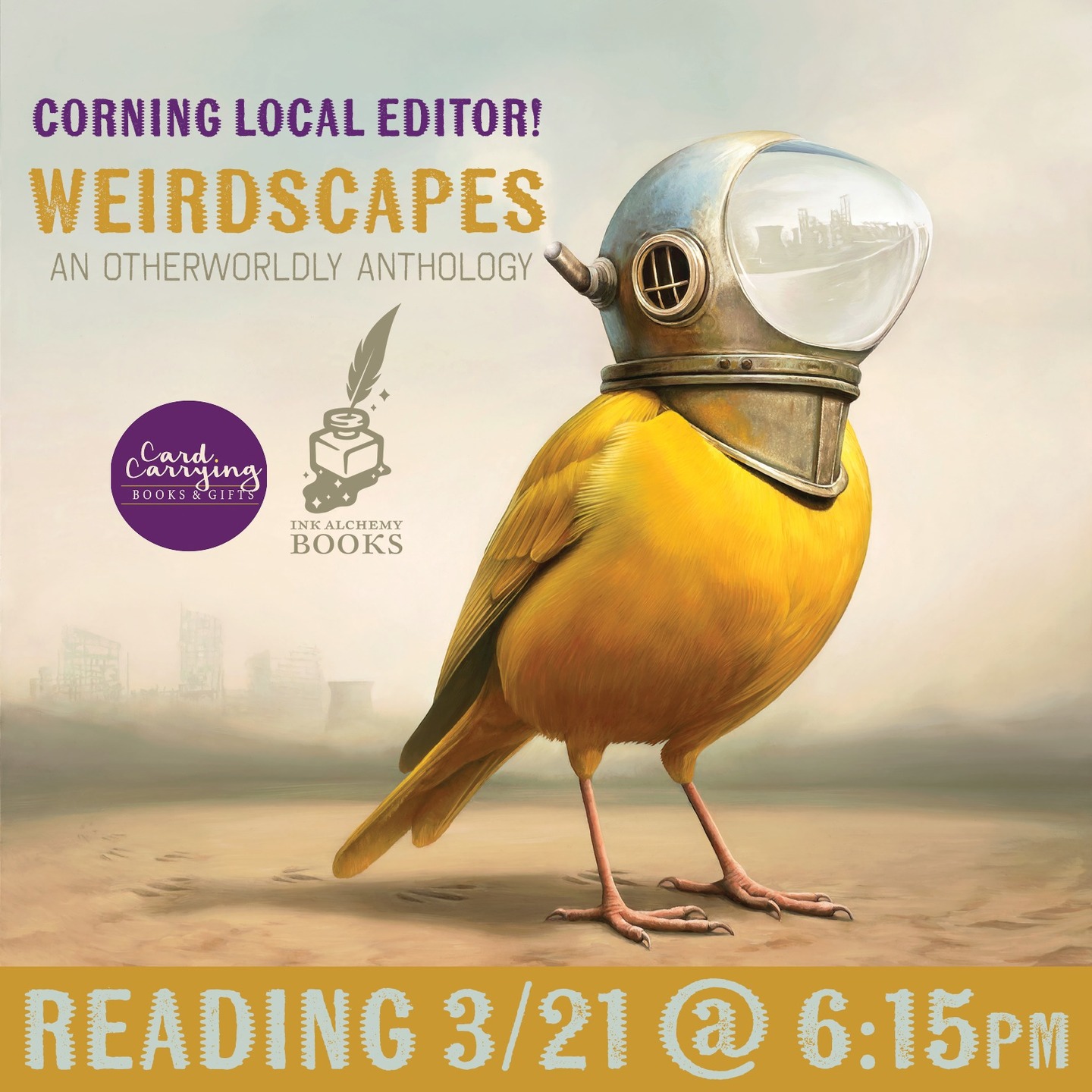 ✨💎✨ I'll be reading from my Weirdscapes story, The Immortal Monk, this Saturday @cardcarryingshop in Corning, NY! ✨ Details in bio
✨💎✨ The Immortal Monk is a poor to riches cautionary tale in a magical realism world. ✨ Excerpt at naomiartemi.com/writing-samples