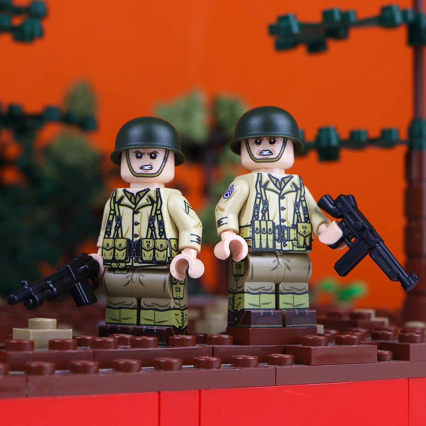 CALLING ALL WW2 U.S. ENTHUSIASTS - You won't want to miss this drop!
Tomorrow (20th March 2026) at 4pm (GMT), we will be dropping our NEW WW2 U.S. Army Minifigure Range - including our NEW WW2 U.S. Army BAR Gunner & WW2 U.S. Army Squad Leader!
Will you be adding our NEW Minifigures to your collection?
-
#UnitedBricks #WW2Minifigure #WW2US #WW2American #WW2USArmy #CustomPrinted #MilitaryMinifigures #BrickArms #FridayRelease #MinifigCollector #LEGOCommunity #FridayDrop