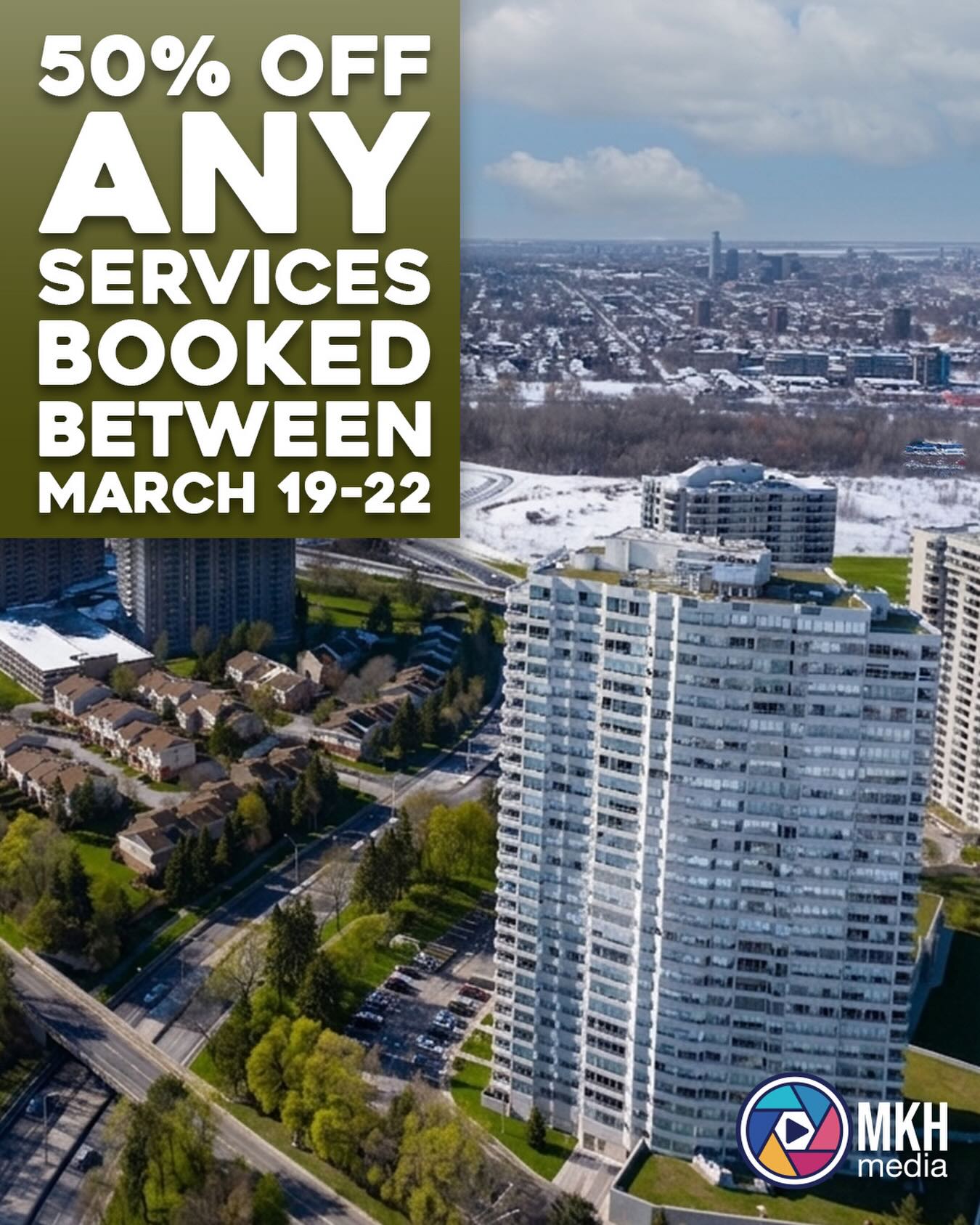 It may not look like it out there, but spring really is just around the corner. To celebrate spring as well as the Home & Garden Show MKH media is offering 50% off any services booked between March 19th and 22nd.
#ottawarealtor
#homeandgardenshow
#ottawarealestate