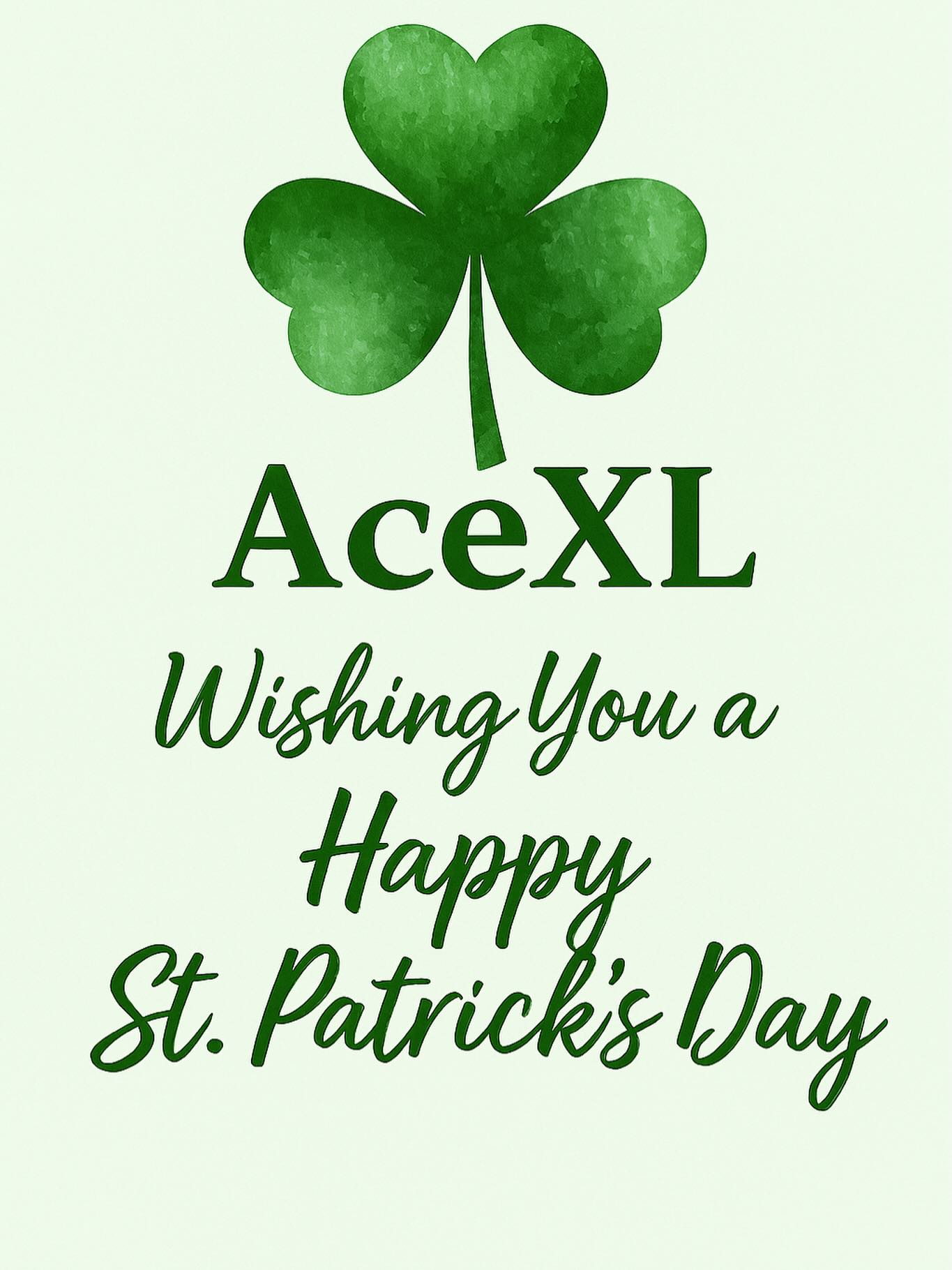Not all pots of gold sit under rainbows. At AceXL, ours is built by the people behind the spade, a team we’re lucky to have and even luckier to grow with. 💚🍀