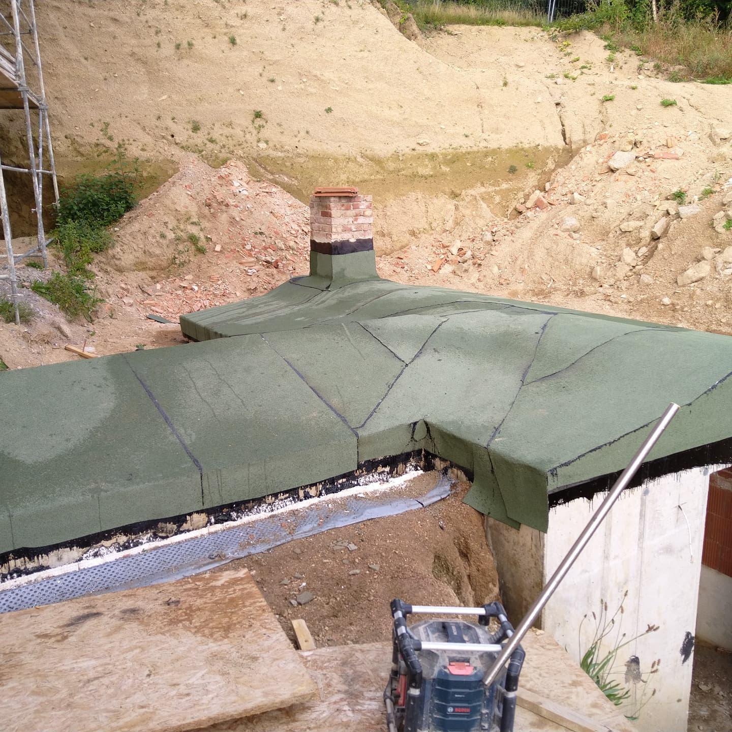 Erdkeller Abdichtung