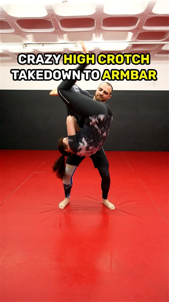 High crotch single leg takedown 😍 follow for more techniques 😍