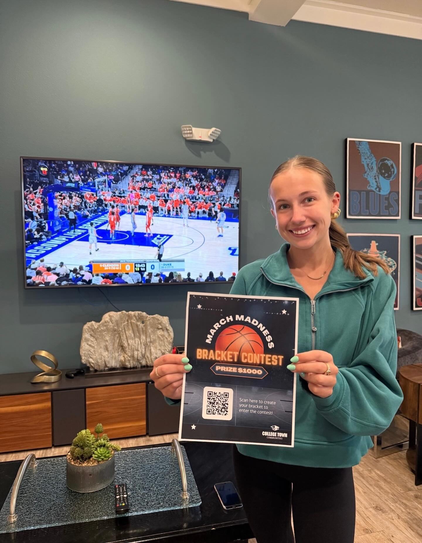 MADNESS STARTS... NOW! 🏀🔥
The bracket is officially LIVE and the clock is ticking. Do you have what it takes to survive to the final four? Winner receives $1000!!! 👑
📉 How to Enter: Scan the QR code or hit the link in our story!
⚠️ Deadline: Lock your picks by March 19th.
Let the games begin! 🏆
#CollegeTownCommunities #LiveWithin #MarchMadness #Bracket