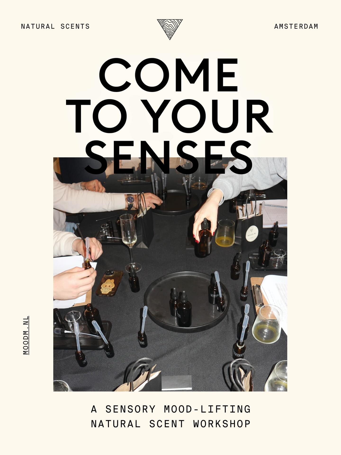 Final spots available - this Saturday
Use code MOODM20 for €20 off
Before it was a luxury, scent was a tool — for healing, for focus, for coming back to yourself.
In a world filled with synthetic fragrances — from perfumes to detergents and the air around us — scent has become something we hardly question.
Yet scent is deeply connected to the body, the mind, and the space we live in.
Long before modern perfumery, aroma was used to calm, restore and support wellbeing. We believe it’s time to reconnect with that.
This is why we created an intimate workshop at the Herengracht in Amsterdam.
During this session, we explore:
• natural vs synthetic fragrance
• the structure of scent
• the therapeutic power of essential oils
• how scent influences mood and focus
You will create your own Mood Spray and Activation Roller — a scent designed to support your energy and intention. Not just to wear, but to work with. A sensory, hands-on experience to rediscover the true power of aroma.
As a small gesture for our friends, family and community, we offer €20 off your booking.
Use code MOODM20 at checkout.
We would love to welcome you.
Link in Bio
#Moodlab #scentworkshop #mindcare #powerofscent #allnatural moodm elevateyourmood