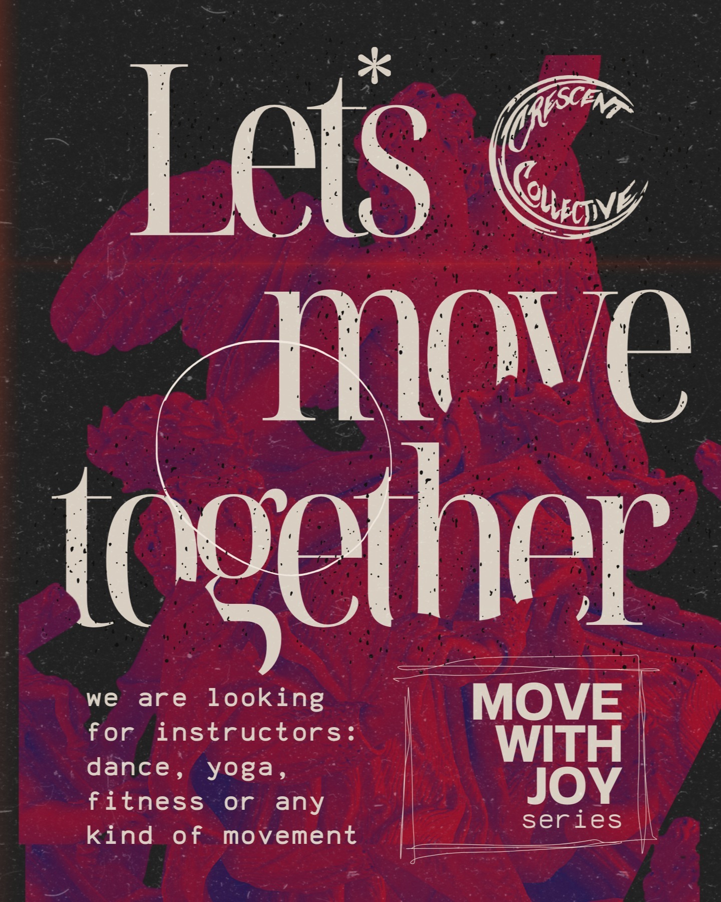 Hey Folks! If you or someone you know teaches any kind of movement classes like yoga, dance, exercise or movement, here's an opportunity! Crescent Collective is looking to create a series of movement classes that are accessible and inclusive.
Please share so we can create more community movement experiences!
If you have an idea and experience in teaching movement, contact us at info@rvacrescentcollect.com