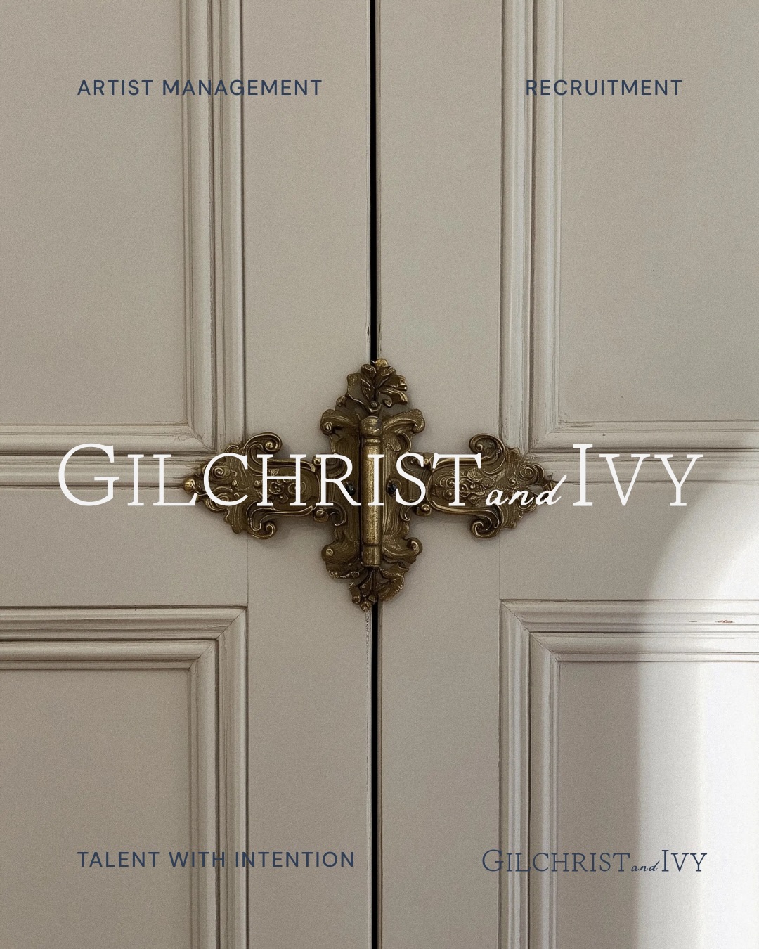 Brand Identity for @gilchristandivy ✨
From the beginning, our goal was to create an identity that felt elevated, enduring, and quietly confident. Something timeless rather than trend driven.
The logo suite features hand drawn elements, including the crest and doors, adding a sense of craftsmanship and humanity to the mark. These subtle, intentional details bring character and individuality, reflecting the artists and talent Gilchrist & Ivy represents.
We paired a mix of typography, from refined script to structured sans serif fonts, to create balance between elegance and clarity. This contrast allows the brand to feel both expressive and grounded.
The visual system is layered with woven, textured backgrounds and vintage inspired photography, adding depth, warmth, and a sense of heritage. Rather than feeling overly polished or flat, the brand carries a tactile, lived-in quality that feels both sophisticated and distinctive.
The color palette was selected to feel rich, confident, and refined, creating a strong presence while maintaining a classic, elevated aesthetic.
Every element was approached with intention, ensuring the identity reflects the same philosophy that defines the company itself.
#branddesignagency #artistmanagement
