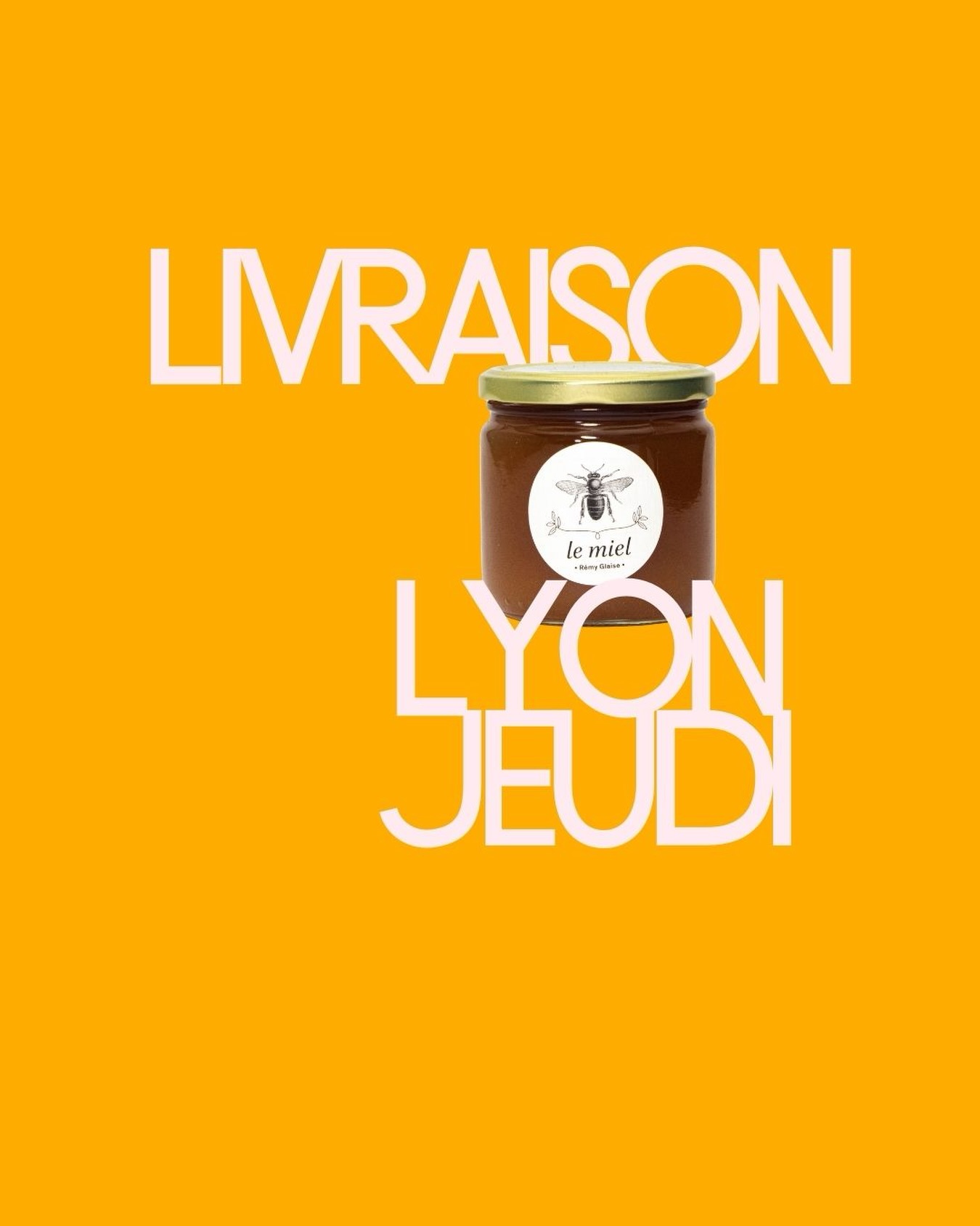 Bonjour à tous,
La prochaine livraison de miel et autres produits de la ruche est prévue à LYON jeudi prochain, le 26 mars.
Aucun frais de livraison, ni commission. Il vous suffit de prendre commande avant mercredi 17h via le lien sécurisé en bio.
Votre commande vous attendra dans le point relais choisi à partir de jeudi midi. Vous passez récuperer votre commande quand vous le souhaitez.
A bientôt
Rémy
@cave.afkraft @cavavinlyonmonplaisir @torrefaction.papillons
#lemielremyglaise #lyon #onlylyon #apiculture #miel