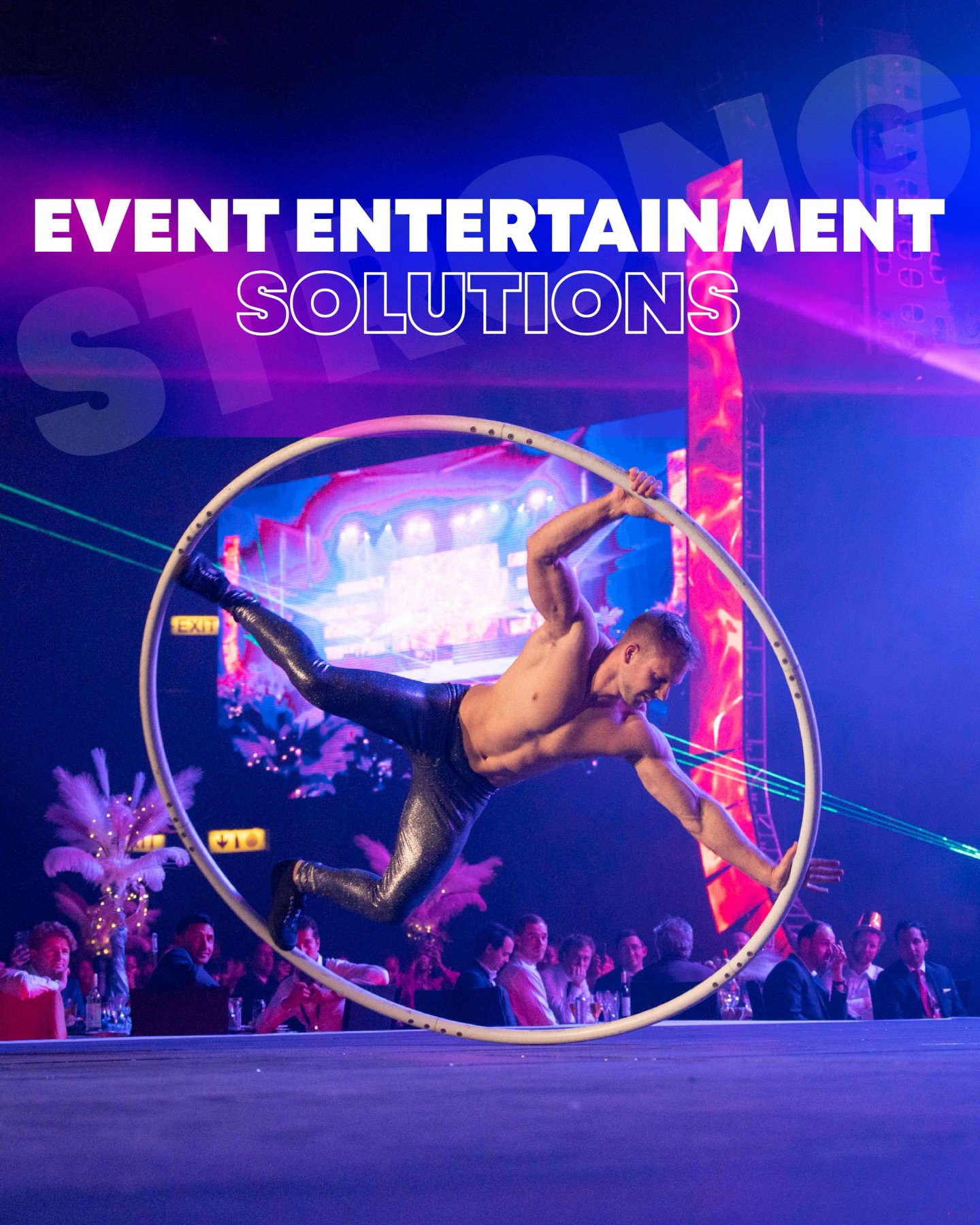 Not just entertainment - experience.
Our event entertainment solutions are built to captivate your audience and elevate your event from start to finish.