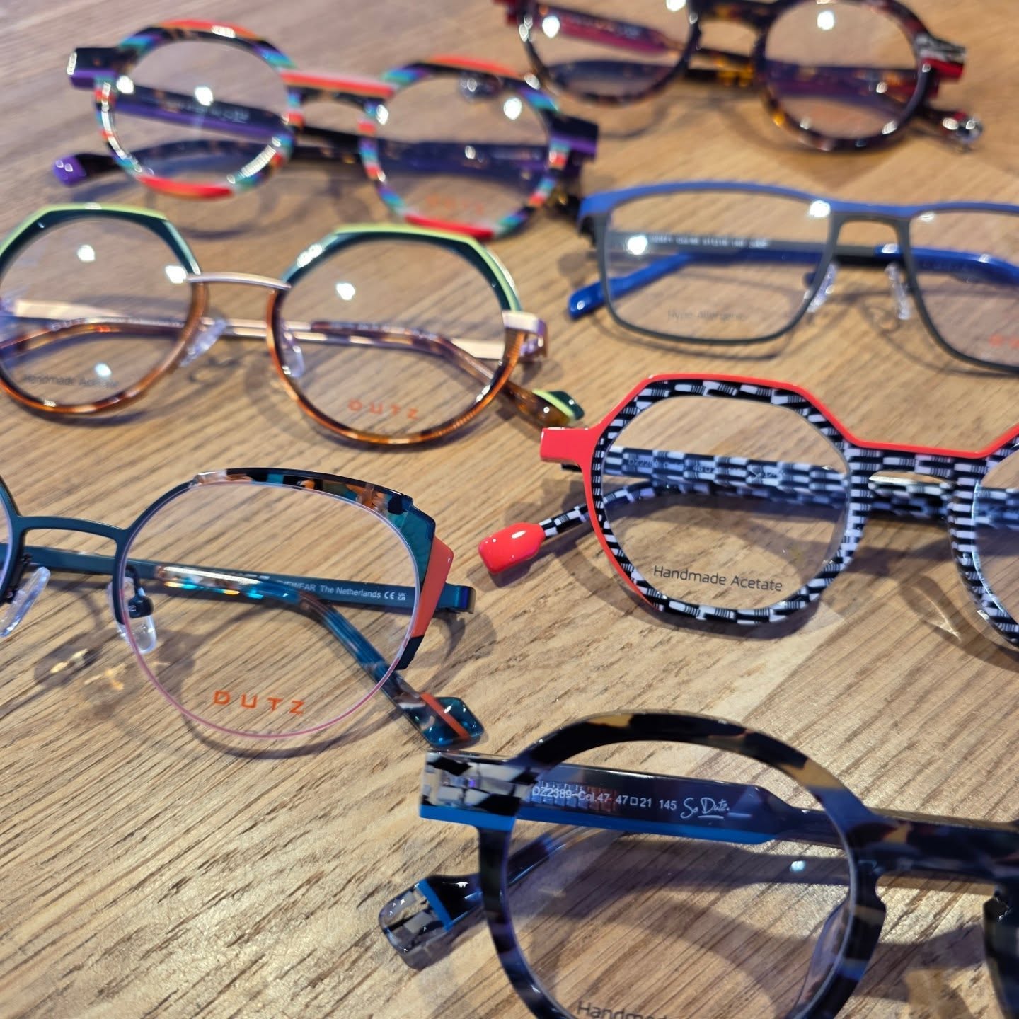 The new @dutz_eyewear frames have arrived and they do not disappoint! Loud and punchy! Proper MJEC frames.