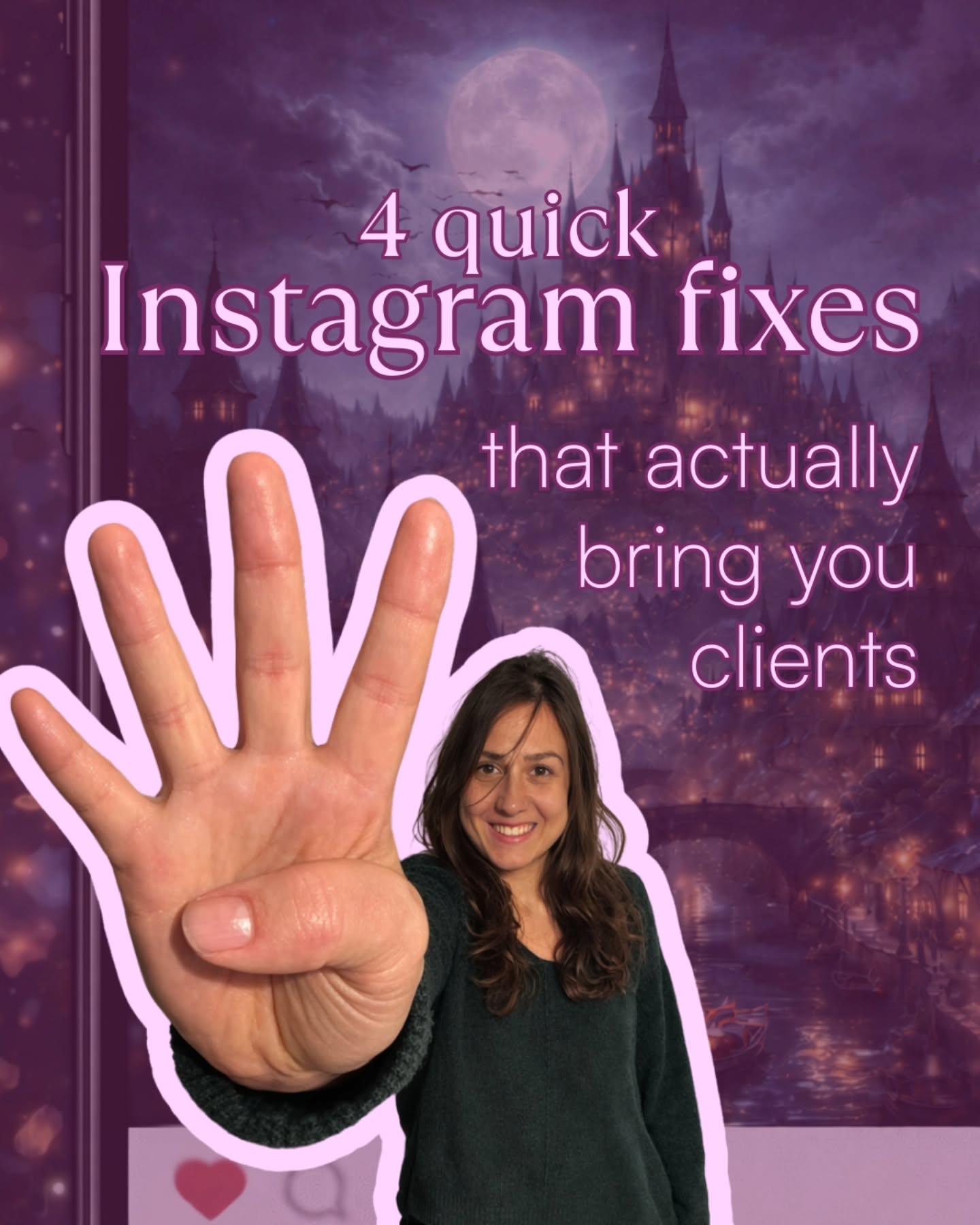 if your instagram is not bringing you clients, you might want to check these tips! if you want more than quick tips and you're ready to actually learn how to run your social media yourself, check out 16 Weeks to Social Media Wonderland on our website! thanks for being here! <3
#socialmediamanagement #socialmediafairy #socialmediaprogram #socialmediamarketingtingtips #socialmediasmallbusinesssupport