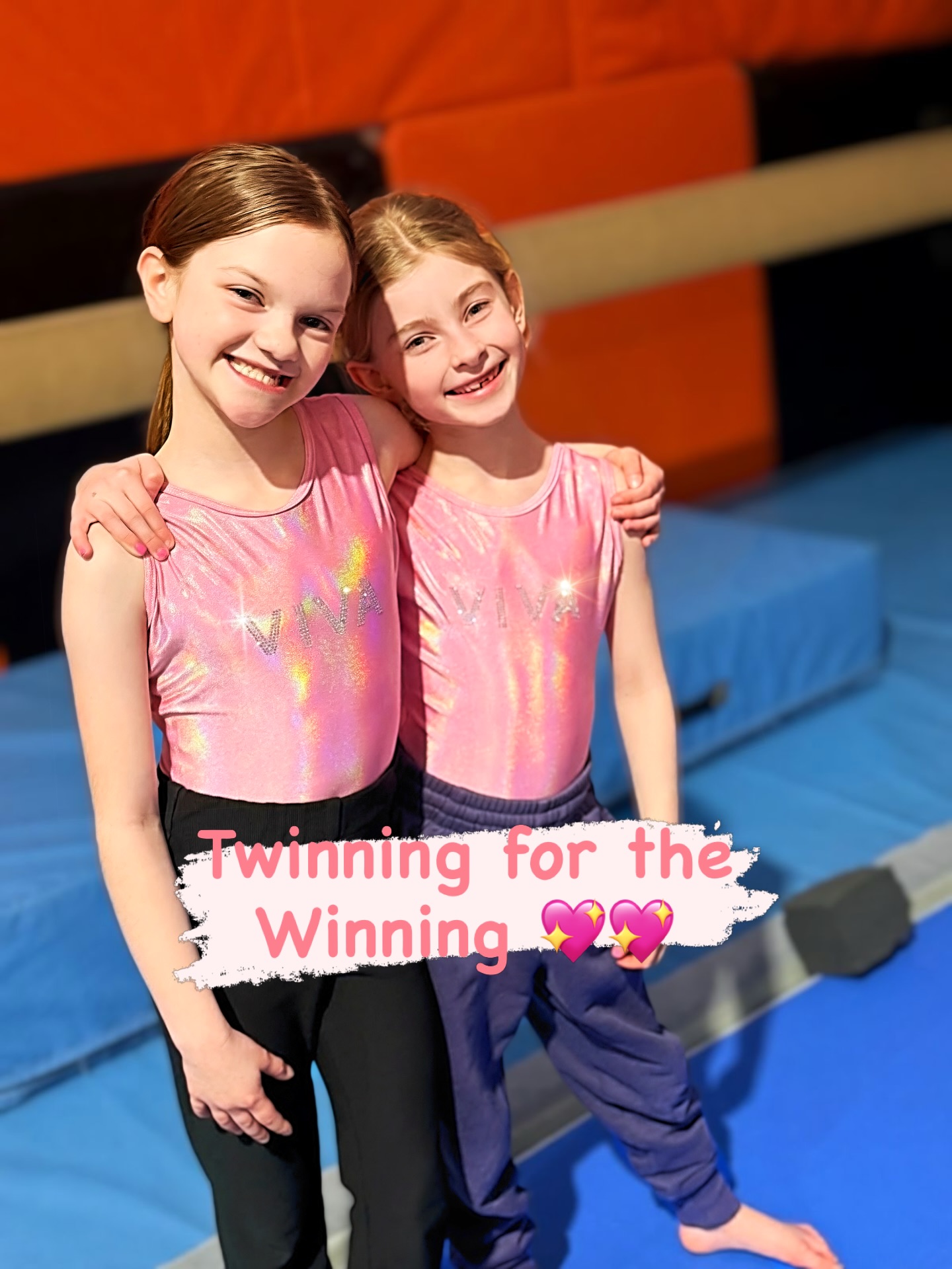 Matching smiles and matching Leo's 💖💖