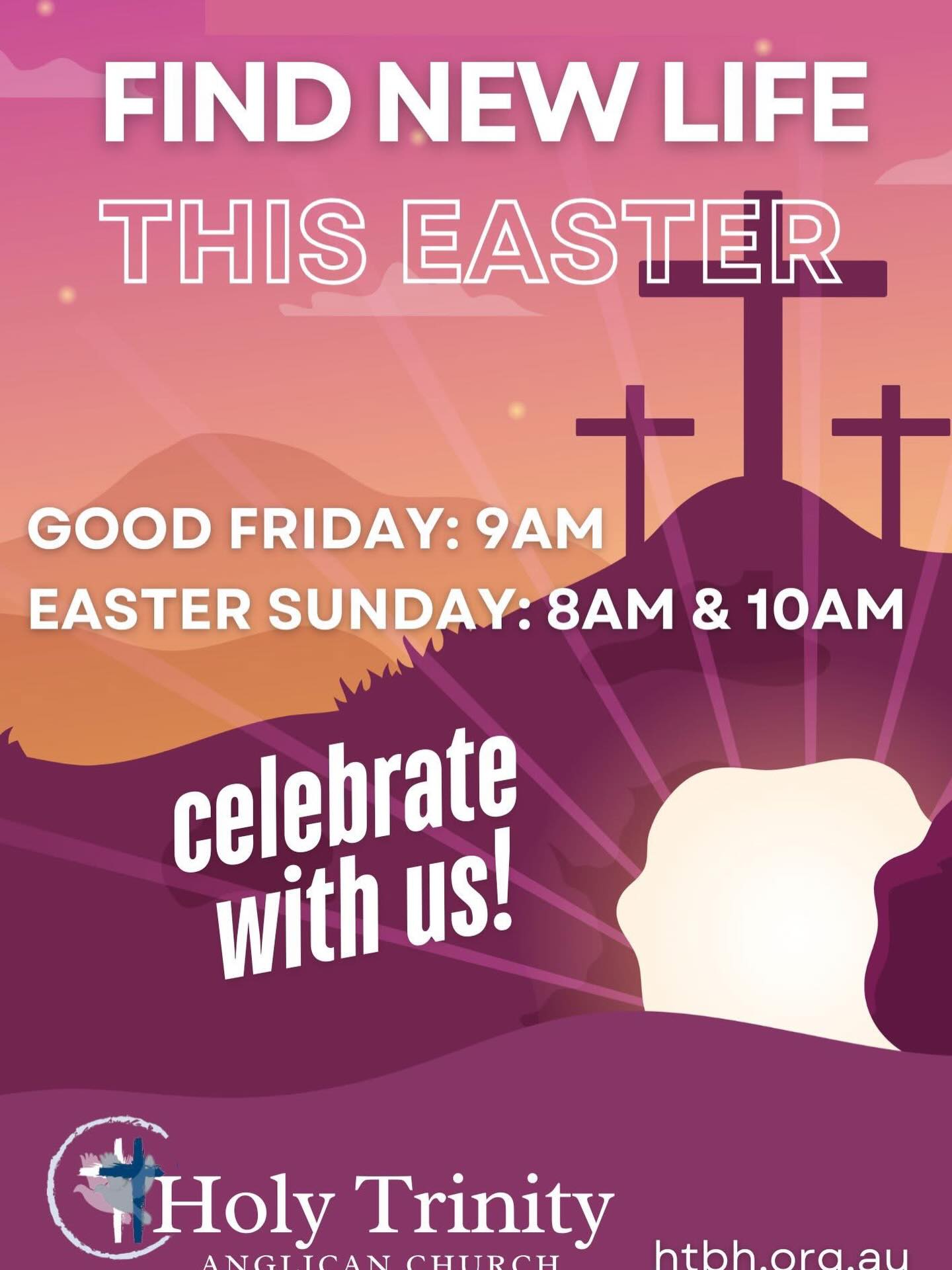We would love you to join us as we recognise and thank Jesus for all he has done for us - and celebrate the life we have with him now ✝️
295 Windsor Rd (cnr Cook St)
Baulkham Hills