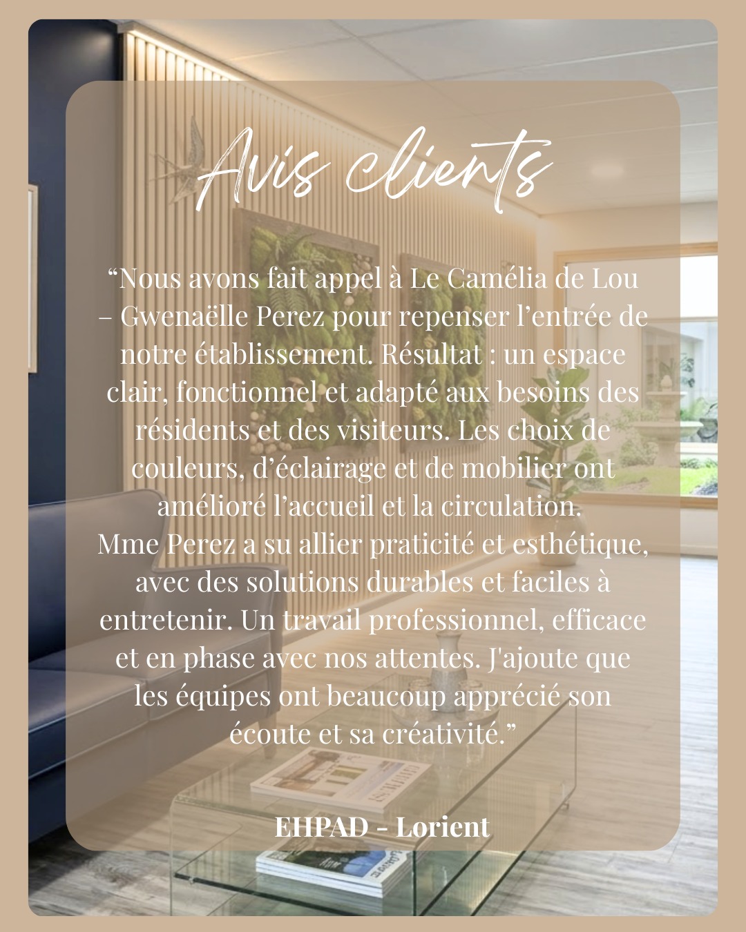 "« On hésitait depuis 2 ans… en un rendez-vous, tout est devenu clair. » ✨
C’est souvent le point de départ de nos échanges : une envie de changement qui stagne, des idées qui se bousculent sans jamais se concrétiser, ou la peur de se tromper.
Puis, il y a ce déclic. Celui où l’on pose enfin des mots (et des plans !) sur vos besoins. Qu’il s’agisse de :
🌿 Créer un cocon serein à Plédran,
🏀 Concilier les rêves d’un enfant et les contraintes techniques à Plérin,
🏥 Ou repenser l’accueil et la circulation d’un établissement à Lorient…
Ma mission en tant que décoratrice d'intérieur est la même : vous écouter pour créer une décoration qui VOUS ressemble, alliant esthétique et praticité.
Un immense merci à mes clients pour leur confiance et ces mots qui me touchent droit au cœur. ❤️
Vous aussi, vous hésitez depuis trop longtemps ? Ne restez plus dans le flou ! Faisons ensemble le point sur votre projet.
👉 Réservez votre appel découverte gratuit ici : https://calendly.com/lecameliadelou/30min (Lien en bio 🔗)
#LeCameliaDeLou #AvisClients #DecoratriceInterieur #SaintBrieuc #Pledran #Plerin #Lorient #DecorationInterieure #Amenagement #Temoignage #ProjetMaison #ExpertiseDesign #bretagne