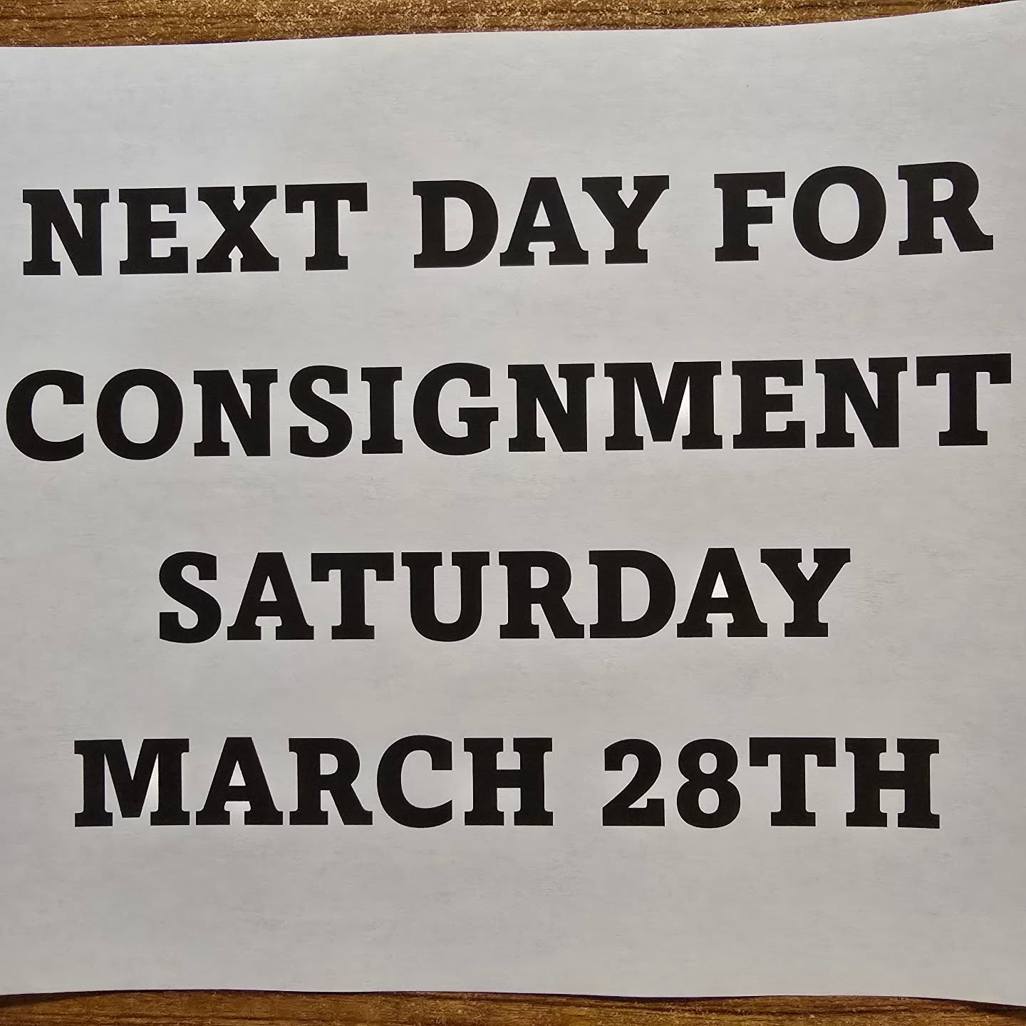 It was a massive day for consignment and we are stoked! Our next consignment day will be Saturday, March 28th. Strongly recommending spring/summer items. Cheers Laramigos