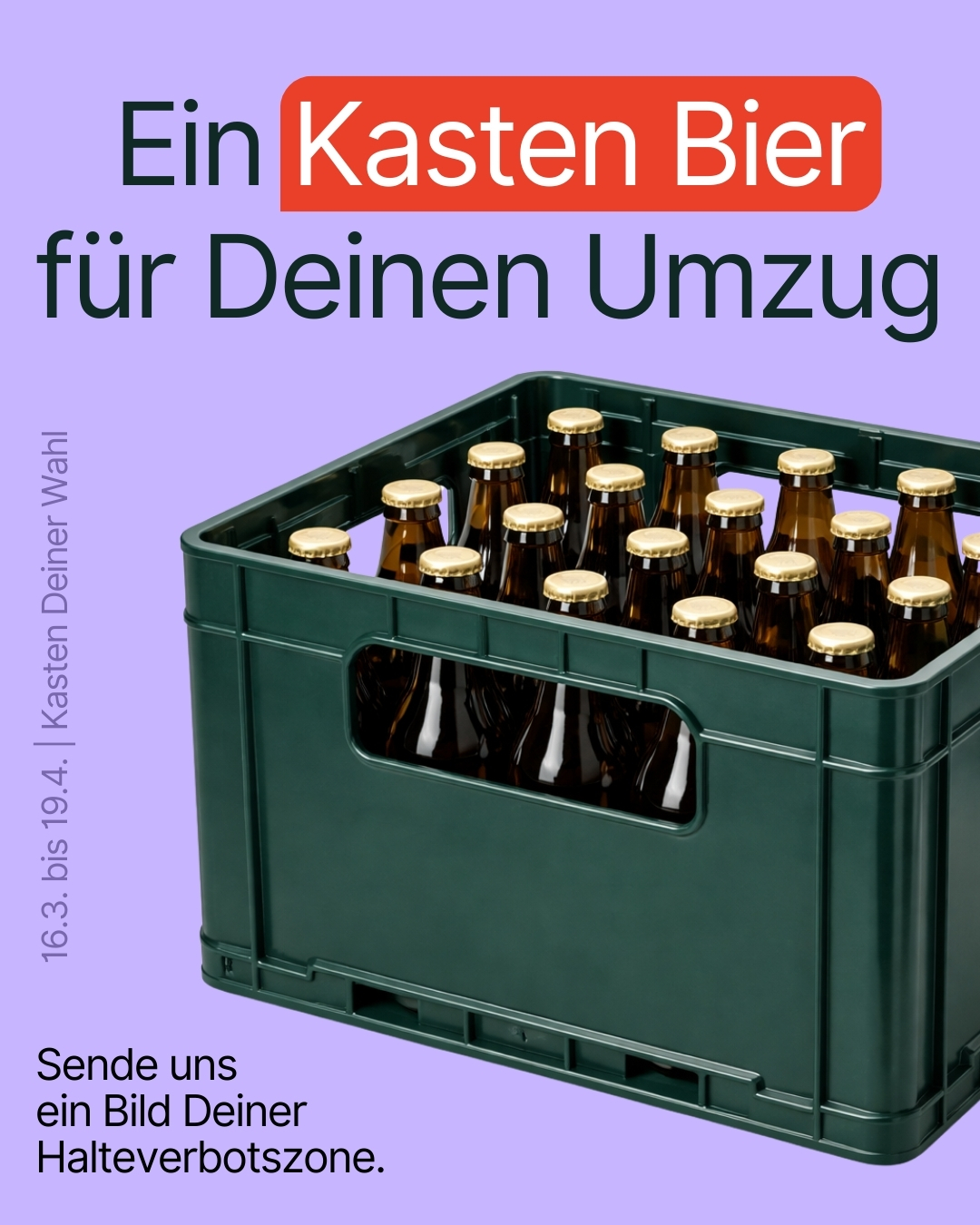 Mach mit bei unserem Gewinnspiel und gewinne einen Kasten Bier für Dich und Deine Umzugshelfer! 🍺
So nimmst du teil:
📸 Schick uns ein Foto Deiner Halteverbotszone, like diesen Beitrag und folge uns – das war's schon!
Das Gewinnspiel läuft vom 16.03.2026 um 18:00 Uhr bis zum 19.04.2026 um 18:00 Uhr. Der Gewinner wird per Zufallsprinzip aus allen Personen ermittelt, die den Beitrag geliked haben.
Die Gewinnspielbedingungen findest du in dem Link unserer Bio.
#Gewinnspiel #Umzug #Halteverbotszone #Umzugshelfer #Bier #Verlosung #Mitmachen #Umziehen #Gewinner