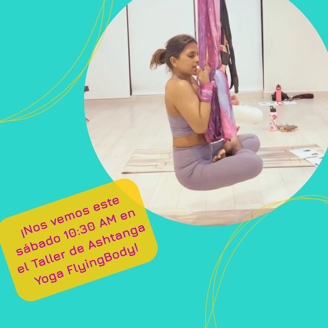 Este fin de semana tenemos nuestro taller de Ashtanga Flyingbody 🕉️
Dedicaremos 2 horas a aprender la técnica de las posturas de la Serie Primaria de Ashtanga 🧘🏻♀️ Yoga Chikitsa 🪷 en el columpio Flying Body como una terapia para desintoxicar, alinear y fortalecer el cuerpo y el sistema nervioso 🧠
Generando calor y fuerza interna a través de la respiración Ujjaji durante la práctica 🫁
Específicamente recomendado para “ashtanguis” que quieren explorar una nueva forma de práctica divertida y creativa que brinda una comprensión más profunda de las posturas tradicionales y alternativas que permiten que la práctica sea más suave en el cuerpo. Sin embargo es un taller donde tod@s son bienvenid@s a explorar nuevas posturas en el columpio de Yoga Aéreo FlyingBody 🤸🏻♀️