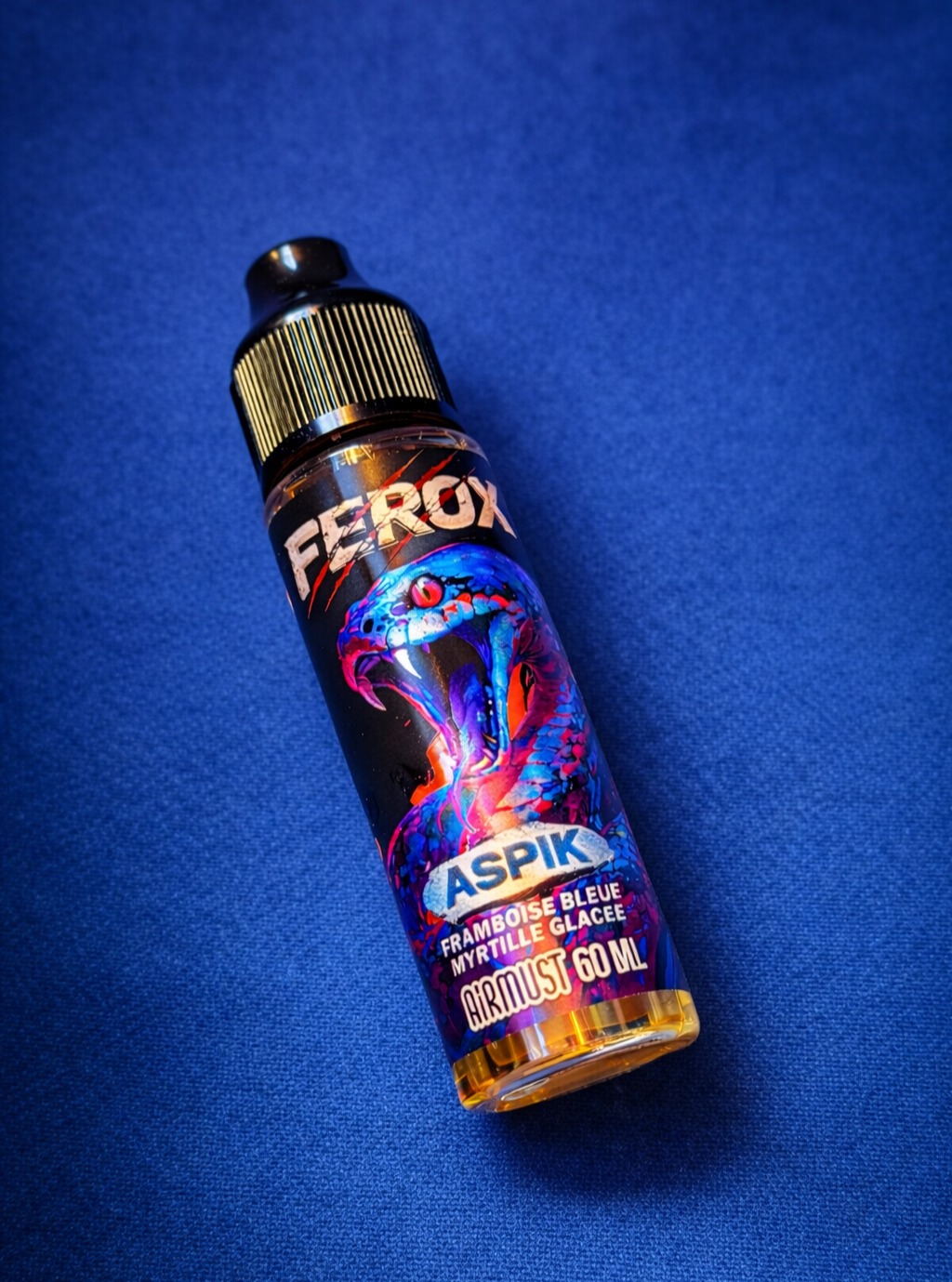 ASPIK – FEROX
Une explosion fruitée et glacée 💥
👉 Framboise Bleue intense
👉 Myrtille fraîche
👉 Une touche givrée parfaitement maîtrisée ❄️
Un juice ultra équilibré entre sucré, fruité et frais…