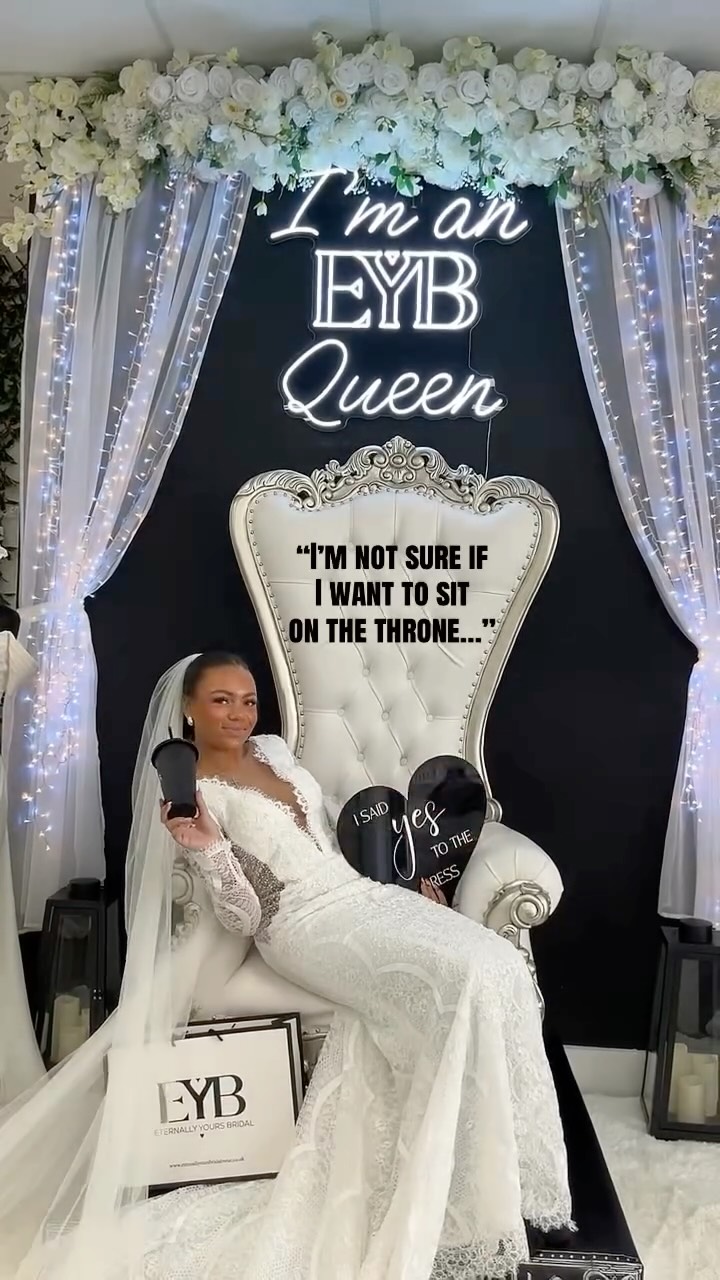 REALLYYY? Say yes to YOUR dress and become an EYB QUEEN! WEEKEND AVAILABILITIES ARE LOW DUE TO HIGH DEMAND SO BOOK NOW TO AVOID DISAPPOINTMENT! #weddingdress #bride #engagedlife