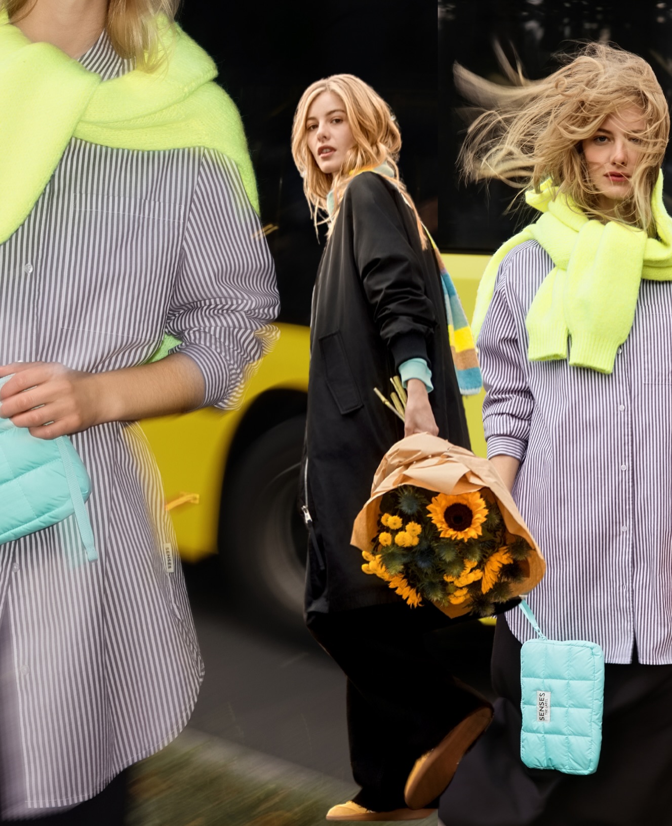 Soft layers, bold colour moments:
SENSES. The Label mixes fresh trend tones with effortless layering. Easy, light and made for everyday movement.