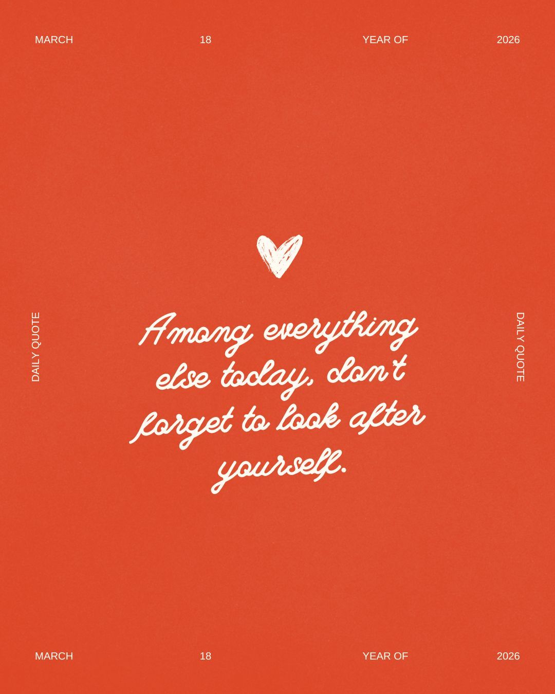 Some days feel full of things to do, people to support, and expectations to meet.
In all of that, it’s easy to forget about yourself.
Taking a moment to pause, breathe, or check in with how you’re feeling really matters.
You deserve care too 💙