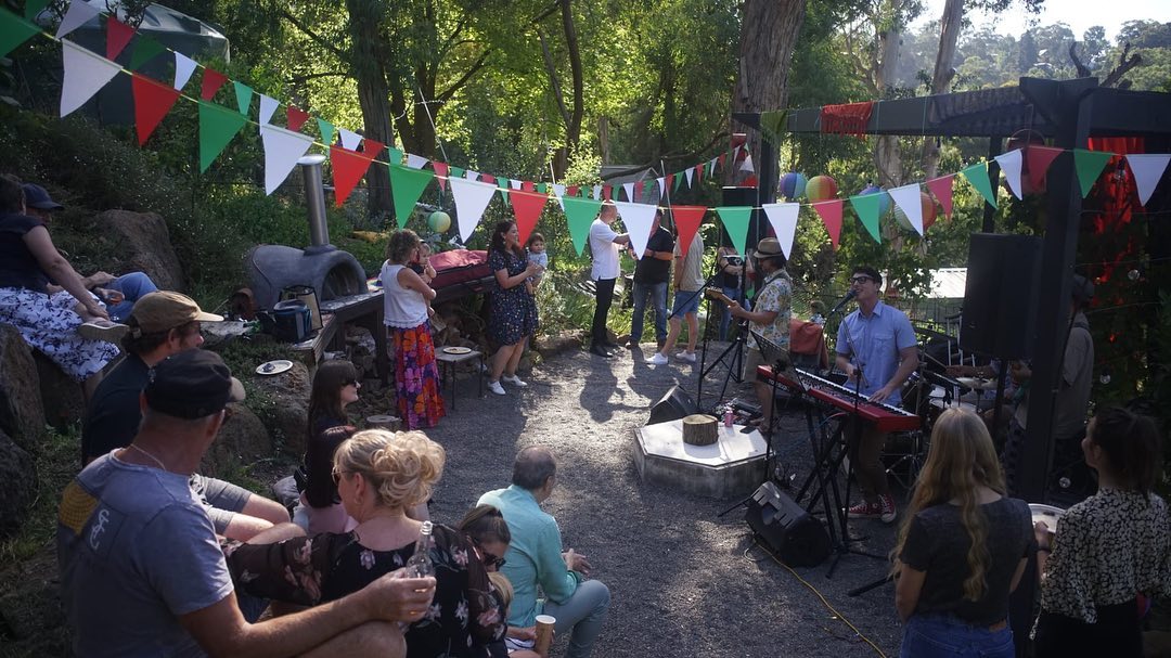 It’s not all cut throat in the world of party bands! Had a blast sharing a gig with members from @likethis_entertainment to create make some sort of ‘Like Dynamite’ hybrid at this amazing private birthday party in the Dandenong Ranges. ❤️❤️ great playing with you @o_man14 and @marshall_music_official