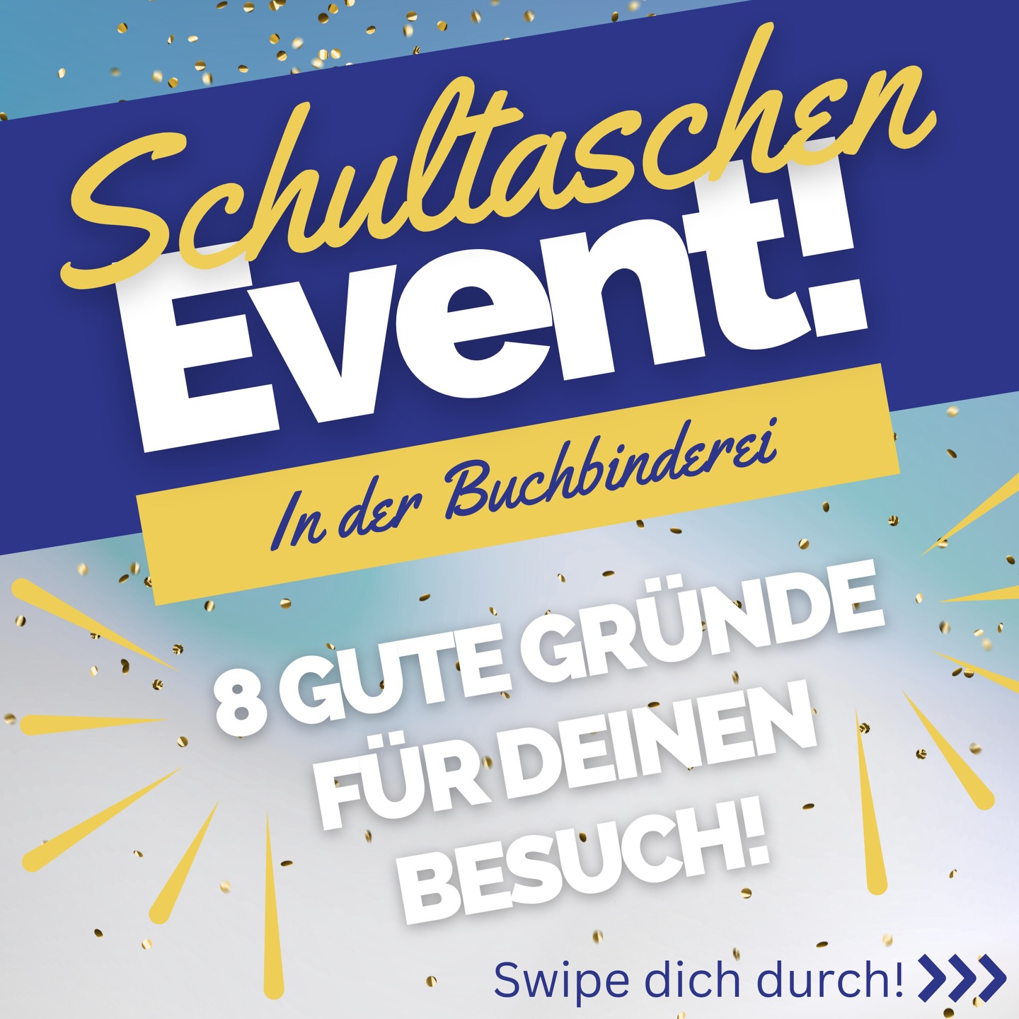 Warst du bei uns und hast deine Schultasche bereits ausgesucht?😊 Oder suchst du noch ein paar Gründe, weshalb du ausgerechnet zu uns kommen sollst?😉 Wir geben sie dir - 8 Stück👏😁 Wir freuen uns auf deinen Besuch! 🥰
#freypapeterie #schultaschenevent #dagmersellen #ergobag #satch